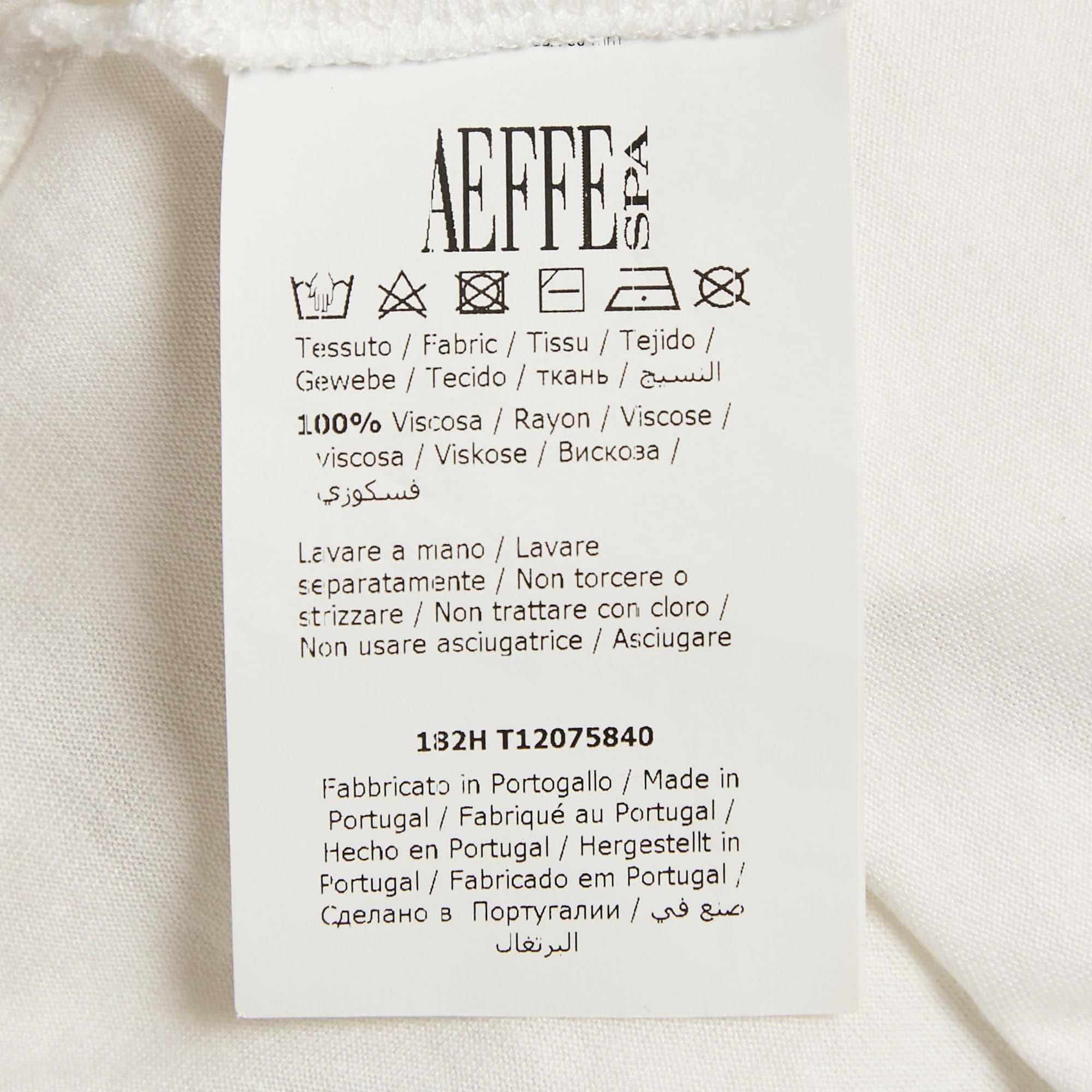 White Logo Print Jersey Crystal Embellished And Ruffled T - Shirt