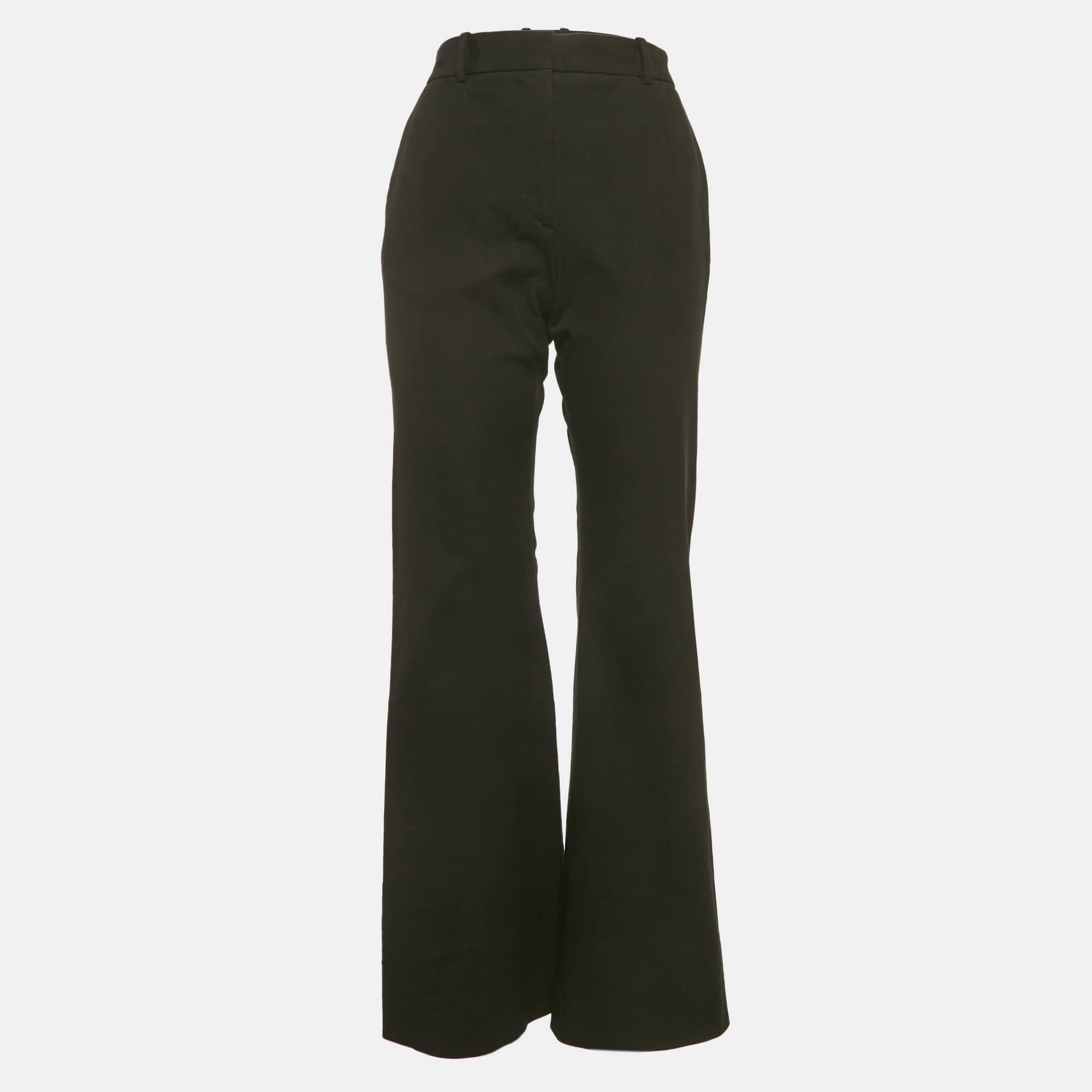 GABARDINE Joseph Black Gabardine Tafira Stretch Trousers