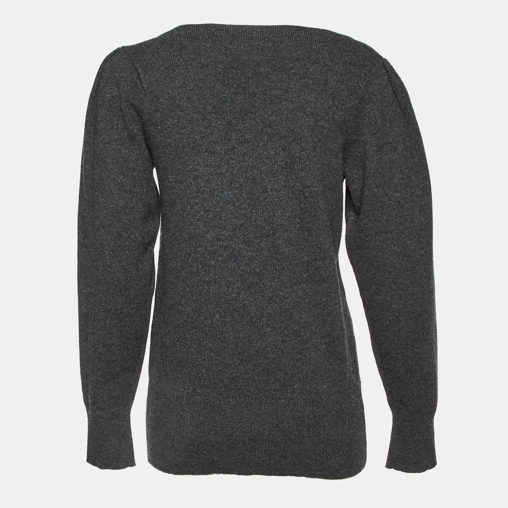 Etoile Charcoal Black Knit Jumper