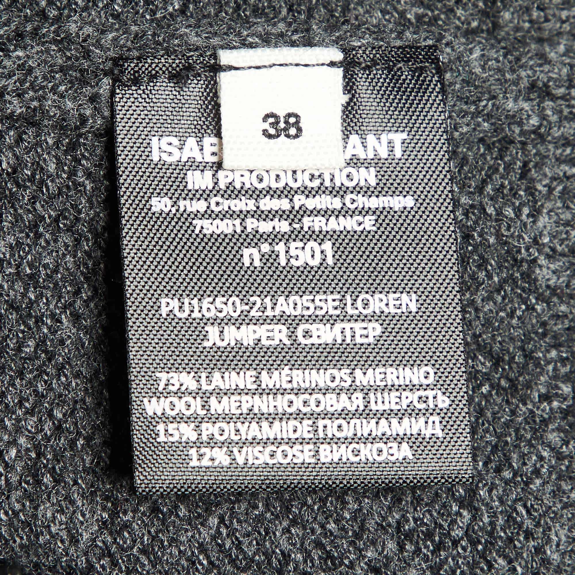 Etoile Charcoal Black Knit Jumper