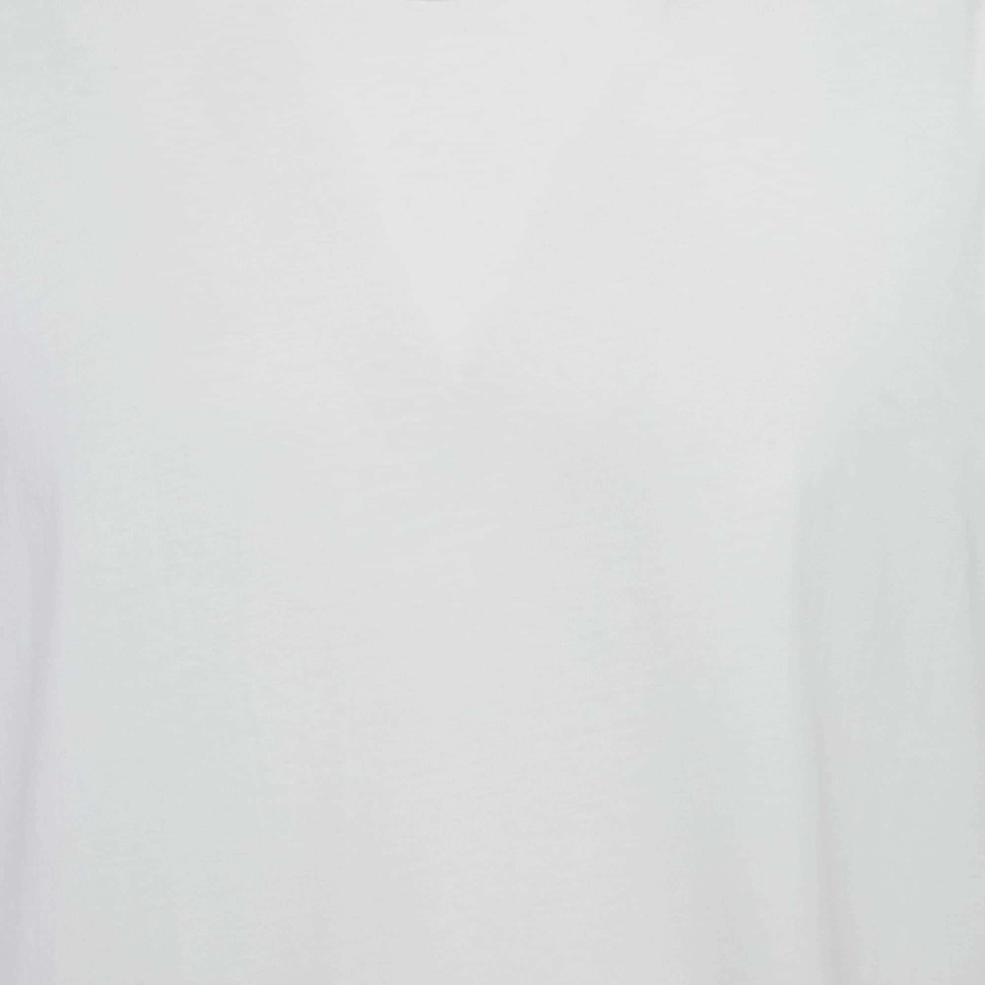 White Cotton Crew Neck T - Shirt Xl