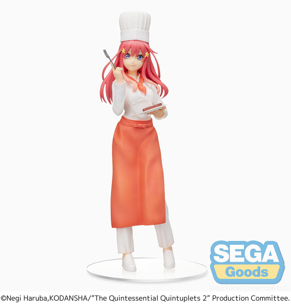 Bandai SEGA The Quintessential Quintuplets 2 SPM Itsuki Nakano Cook Ver. Figure