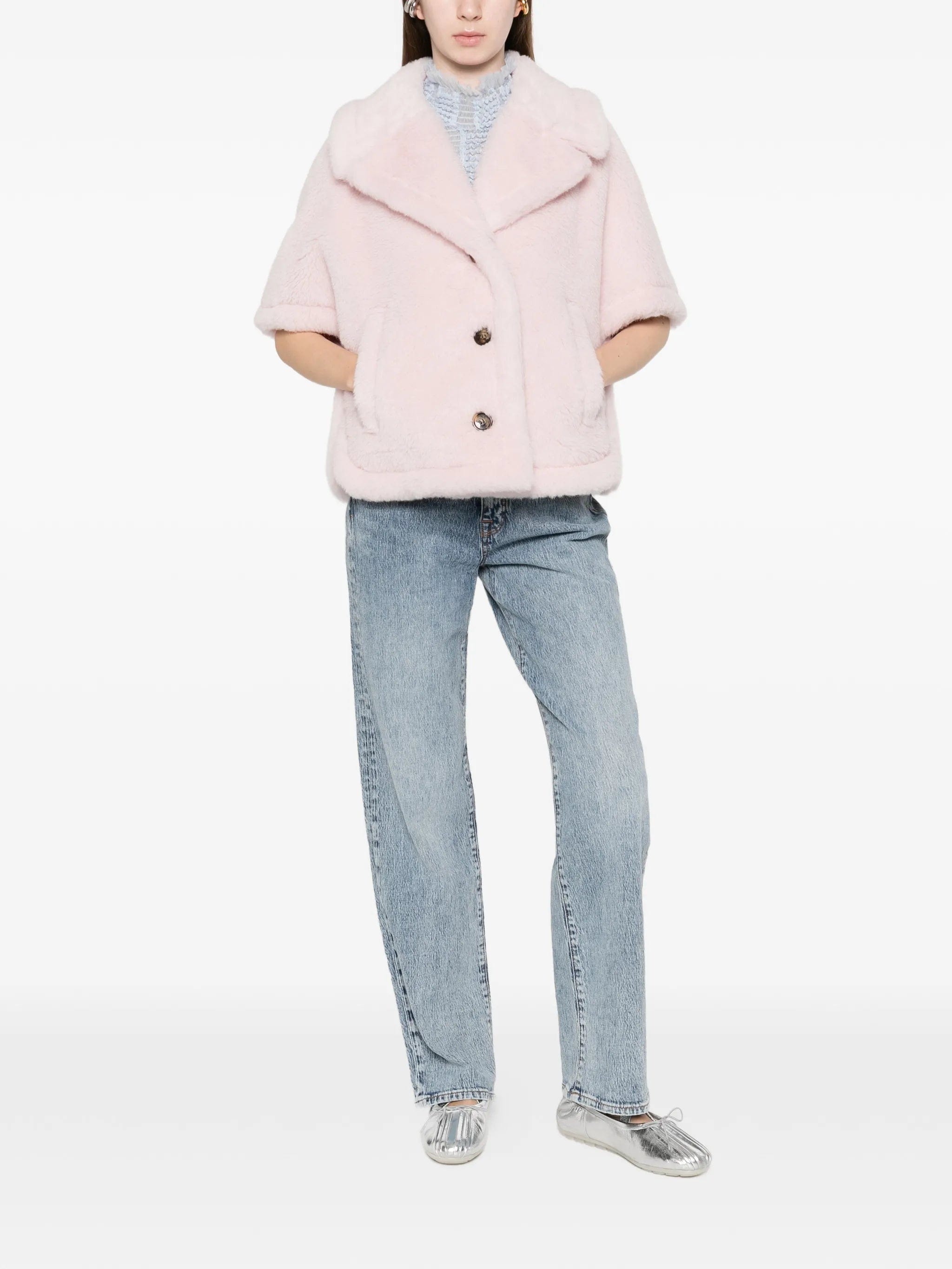 Max Mara Teddy kimono - sleeve cape
