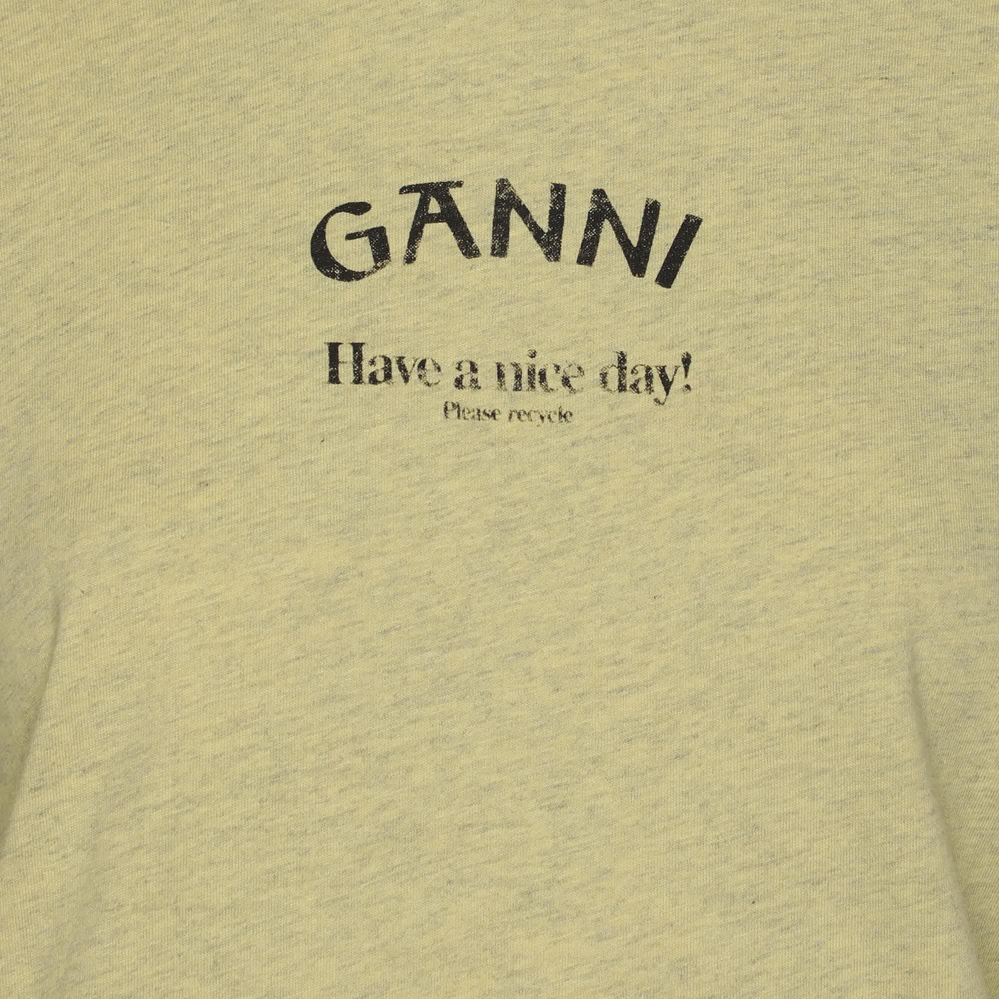 Yellow Leek Yellow Logo Print T - Shirt