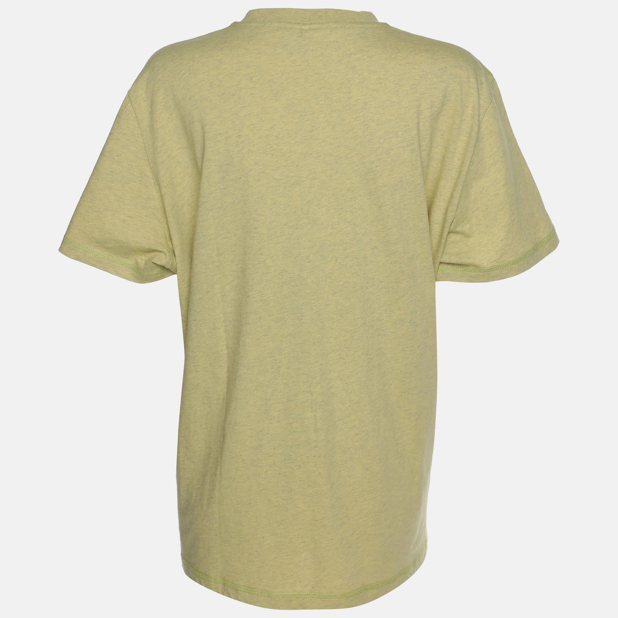 Yellow Leek Yellow Logo Print T - Shirt