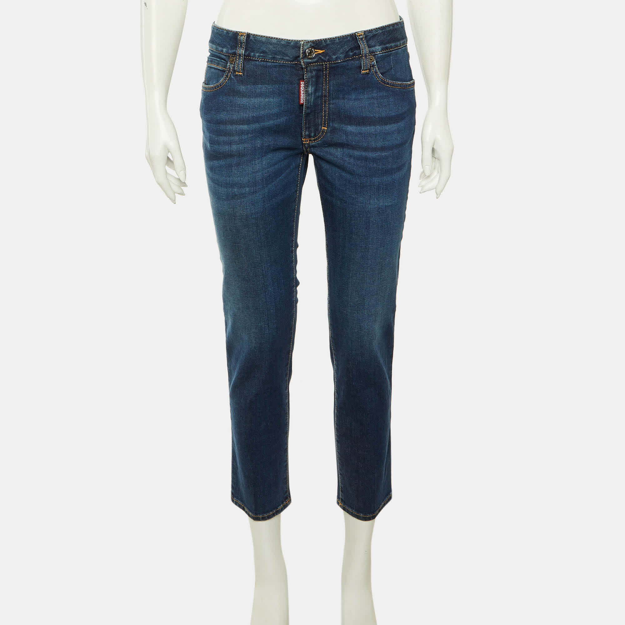 TWIGGY Blue Denim Medium Waist Twiggy Jeans M/waist 32"