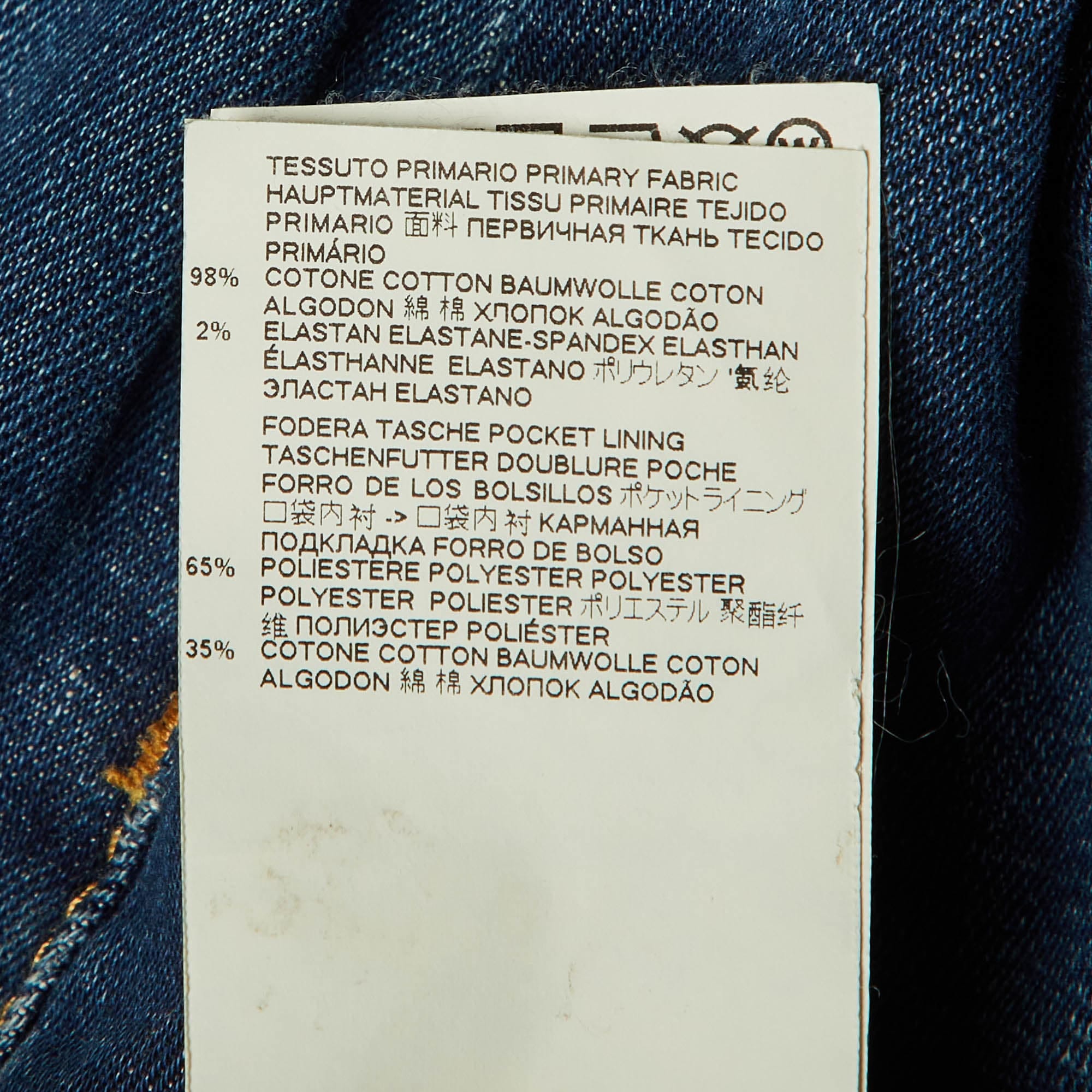 TWIGGY Blue Denim Medium Waist Twiggy Jeans M/waist 32"