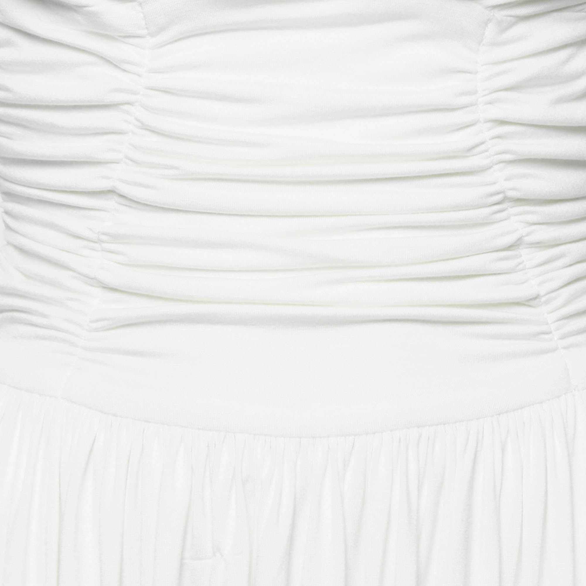 WHITE* Are You Am I White Jersey Mini Dress