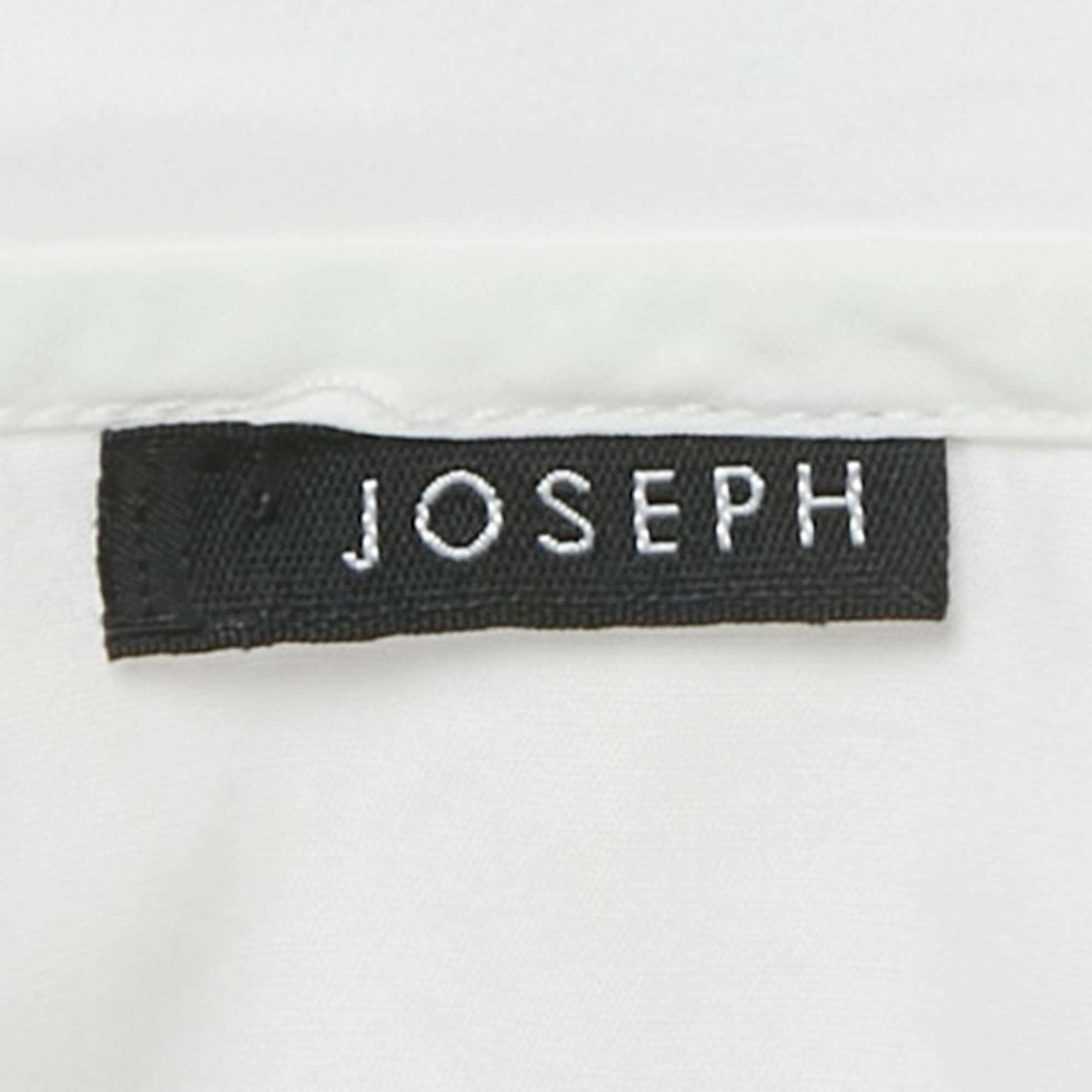 White Cotton Neck Tie Detail Shirt