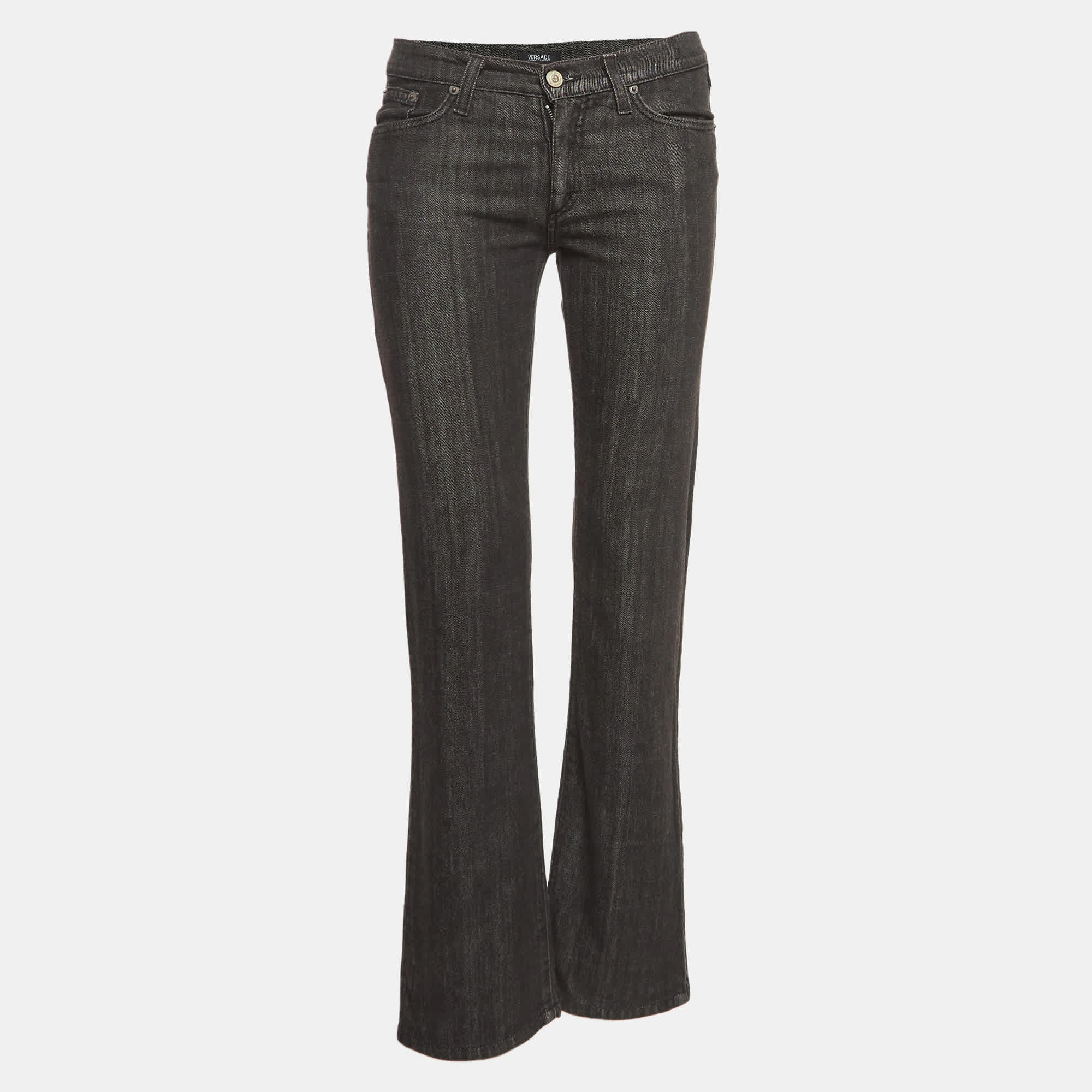 COUTURE Jeans Couture Black Embroidered Denim Jeans M Waist 30"