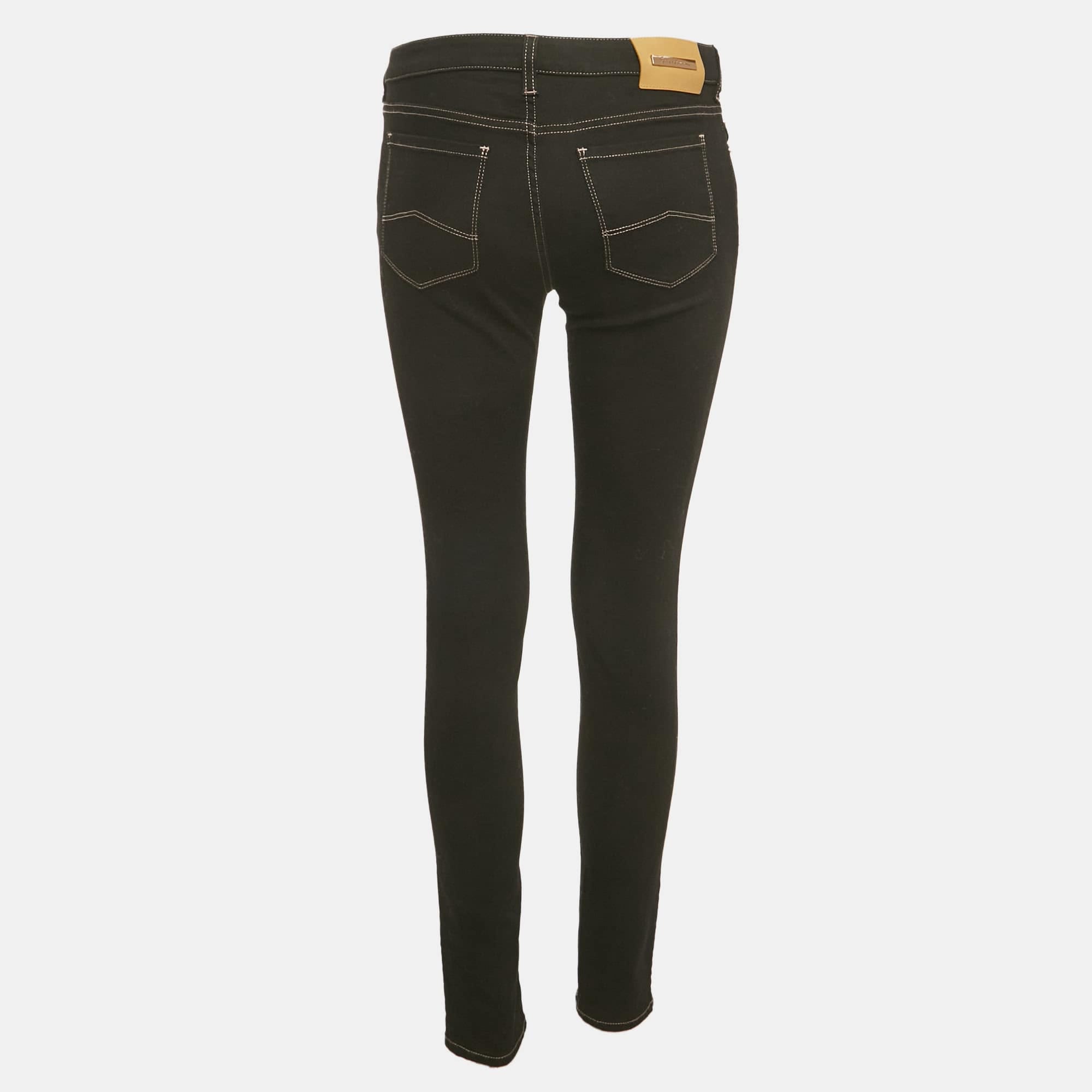 Blue Dark Blue Denim Slim Fit Jeans