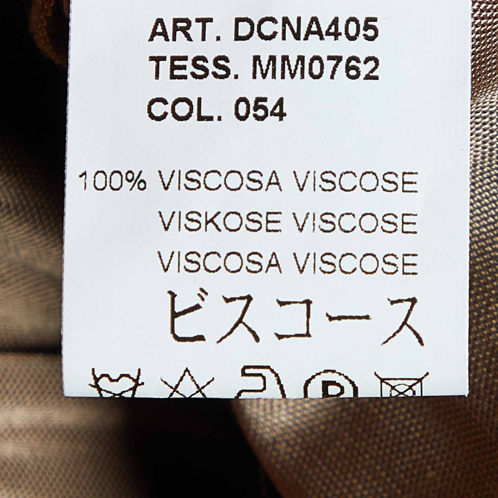 M Missoni Beige Jersey Tiered Short Dress