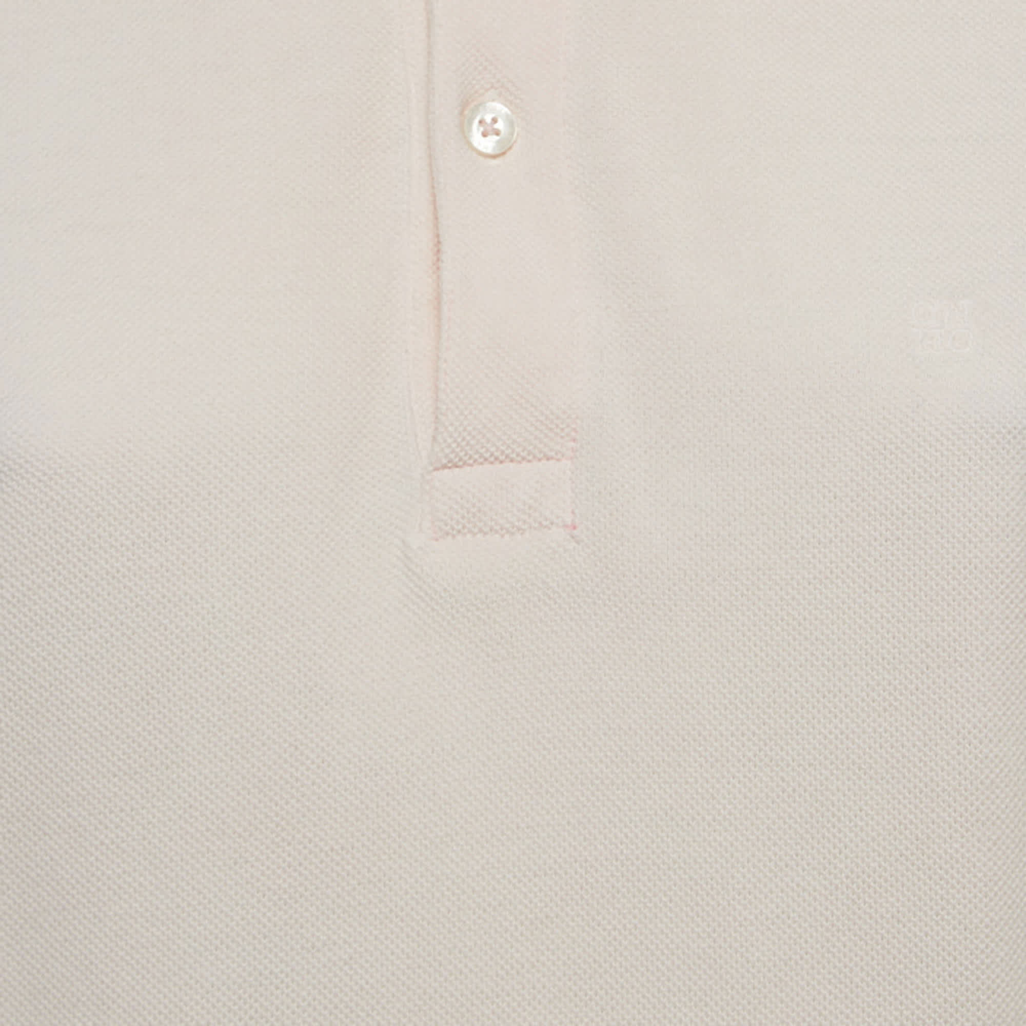 Ch Carolina Herrera Light Pink Cotton Mini Polo Dress
