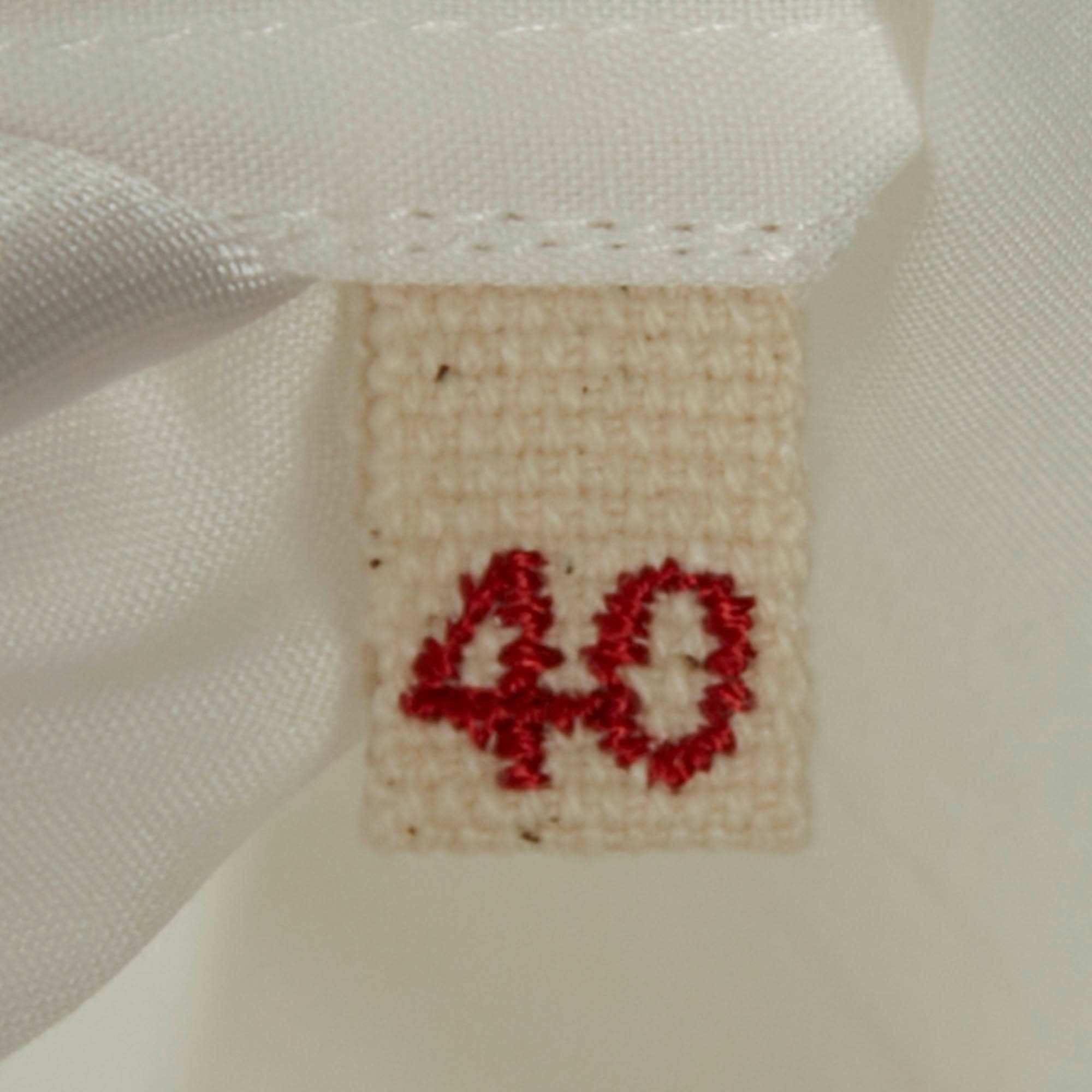 White Cotton Sequined Collar Full Sleeve Shirt