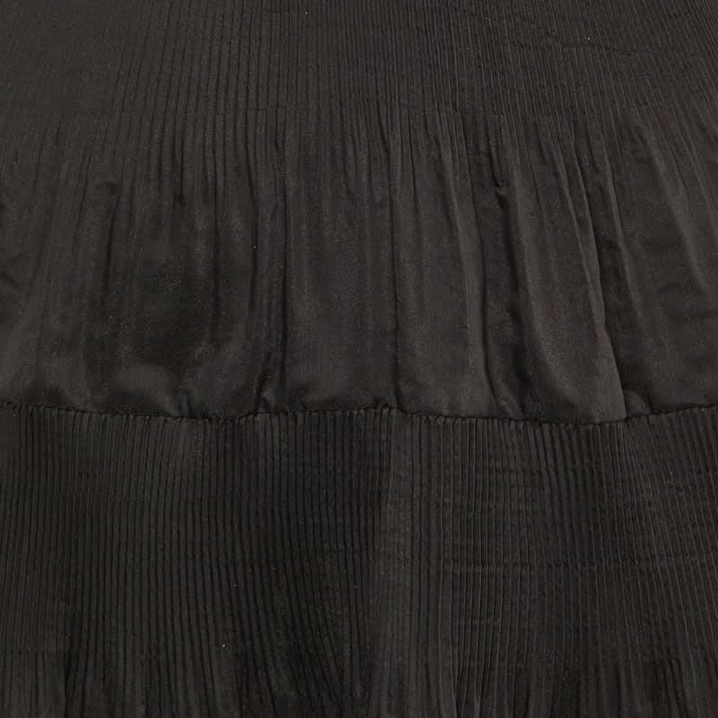 Zimmerman Black Plisse Mini Dress