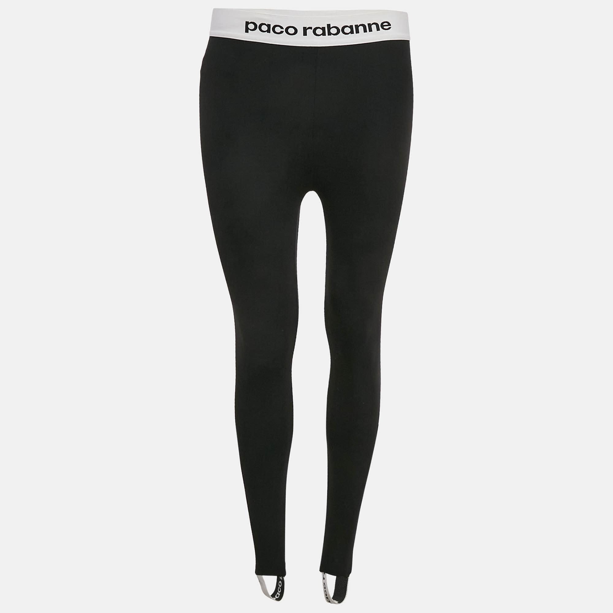 Logo Black Logo Print Band Stir - Up Leggings