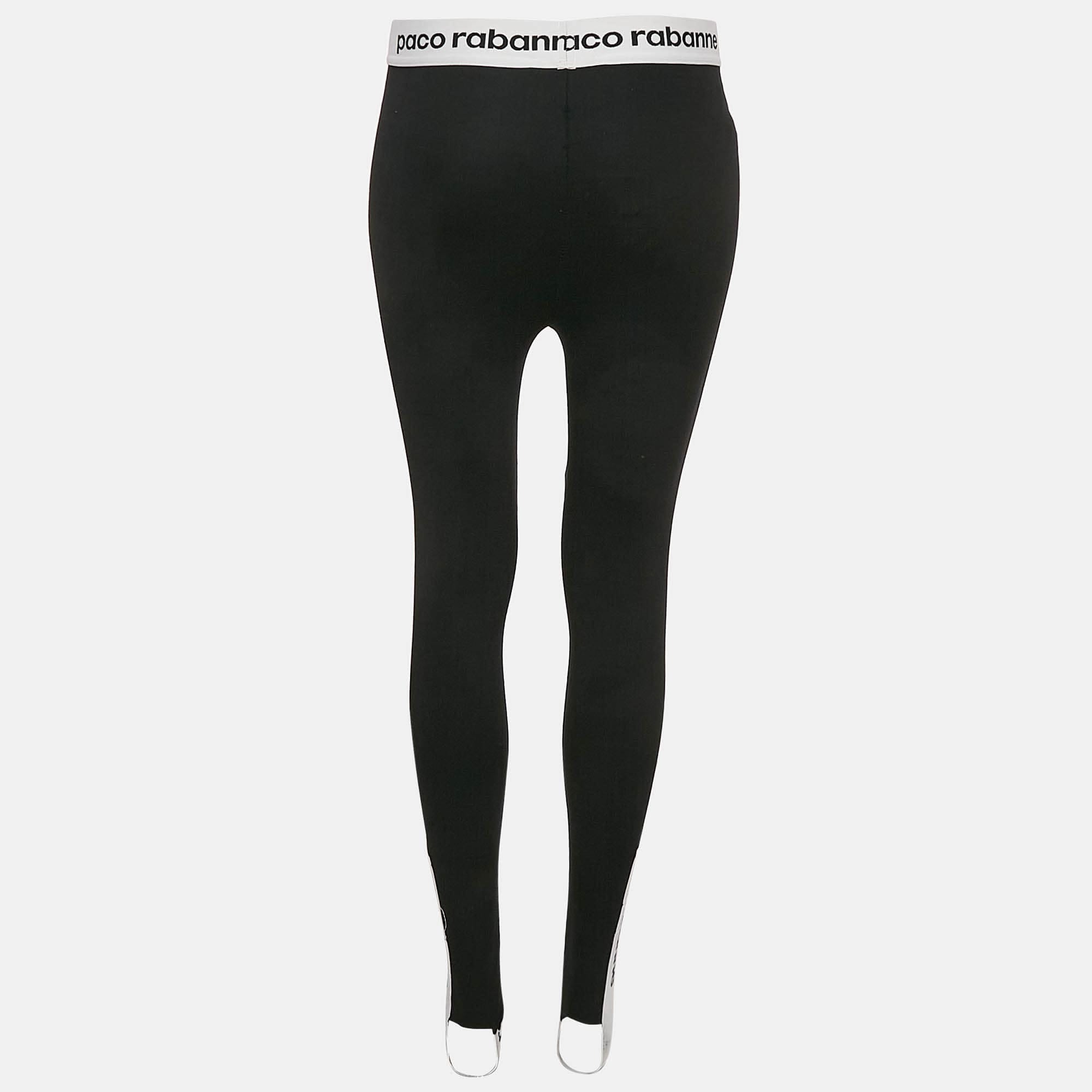 Logo Black Logo Print Band Stir - Up Leggings