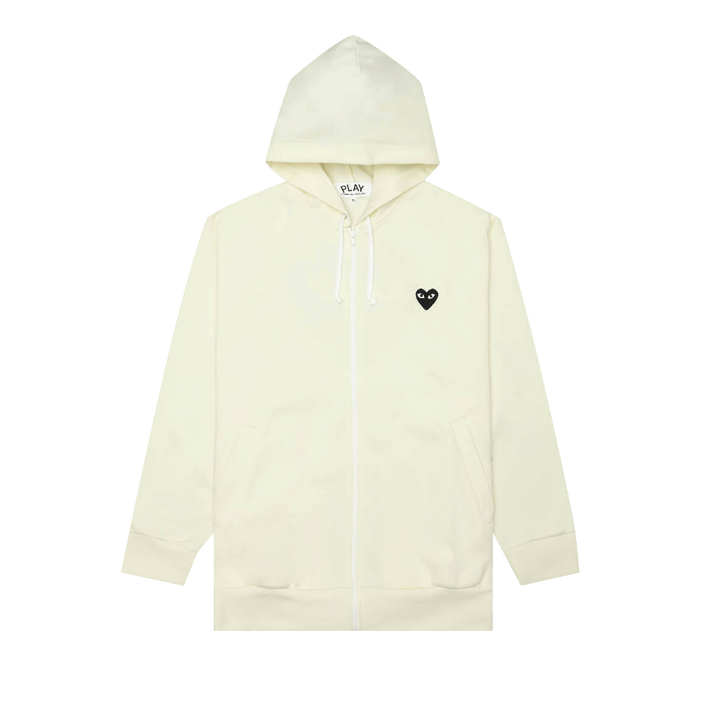 Comme des Garçons PLAY Zip-Up Hoodie Yellow