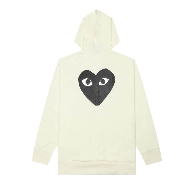 Comme des Garçons PLAY Zip-Up Hoodie Yellow