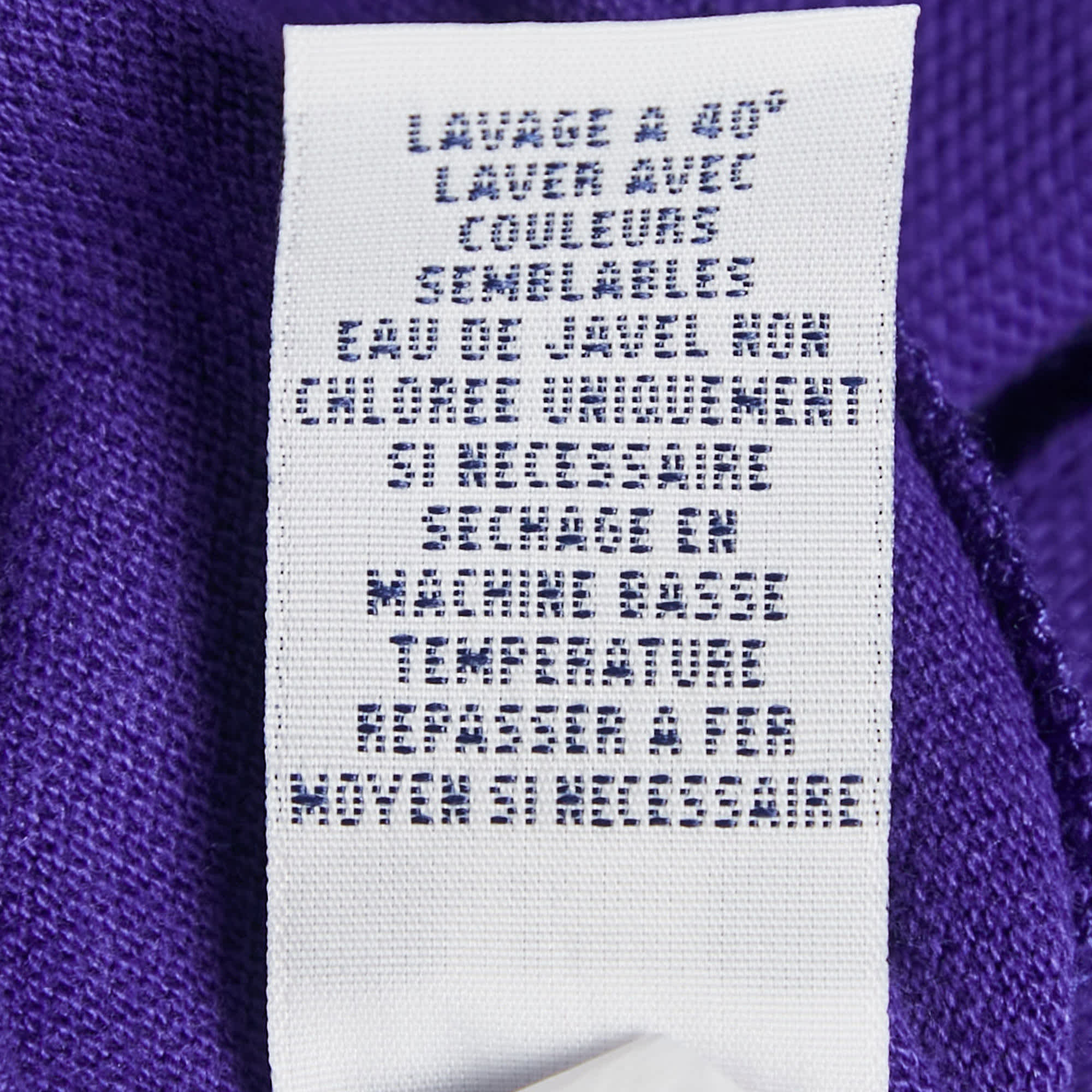 Ralph Lauren Purple Polo Ralph Lauren Purple Cotton Pique Skinny Polo T - Shirt