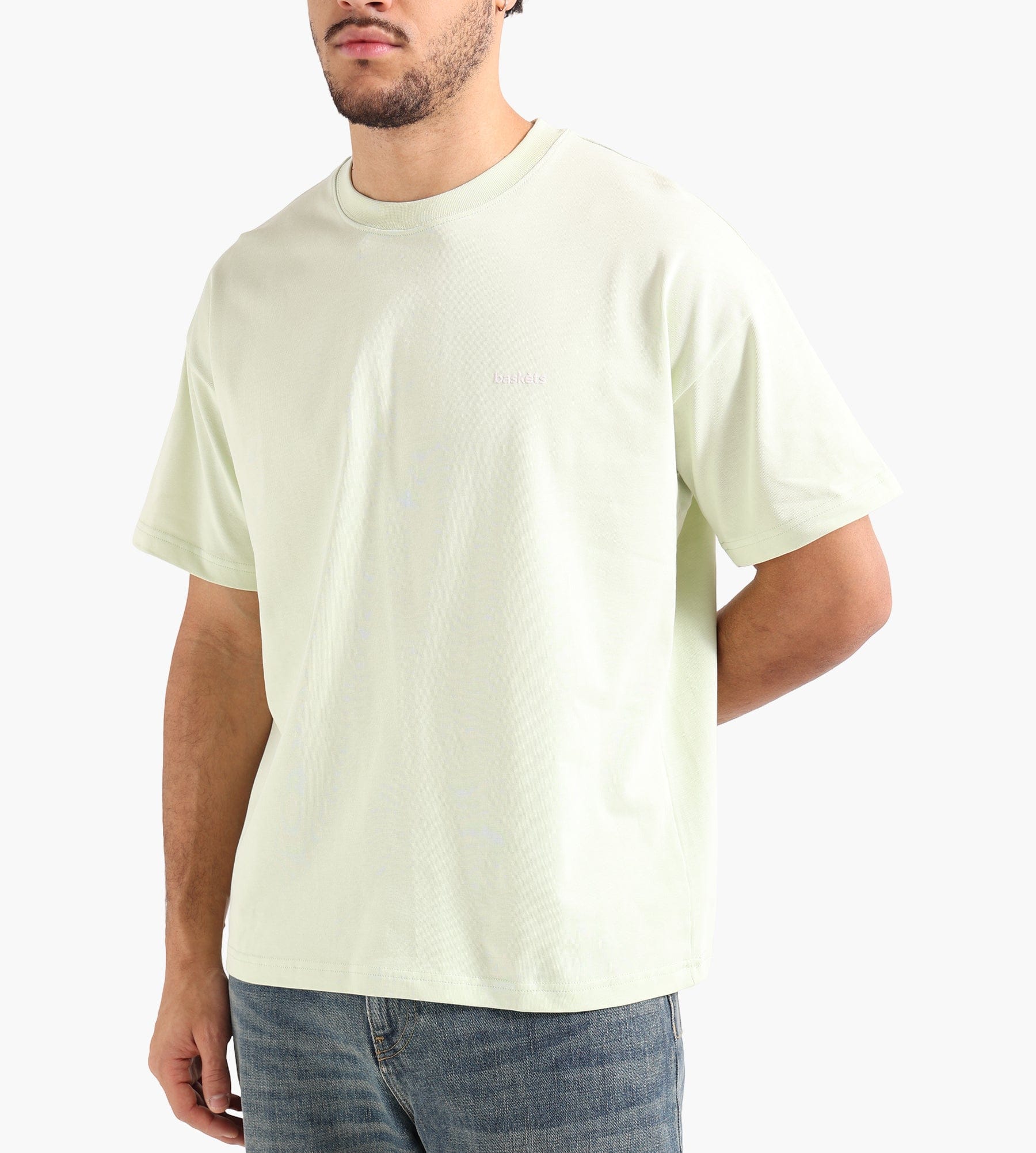 Baskèts Modern Essential T-Shirt Tea Green