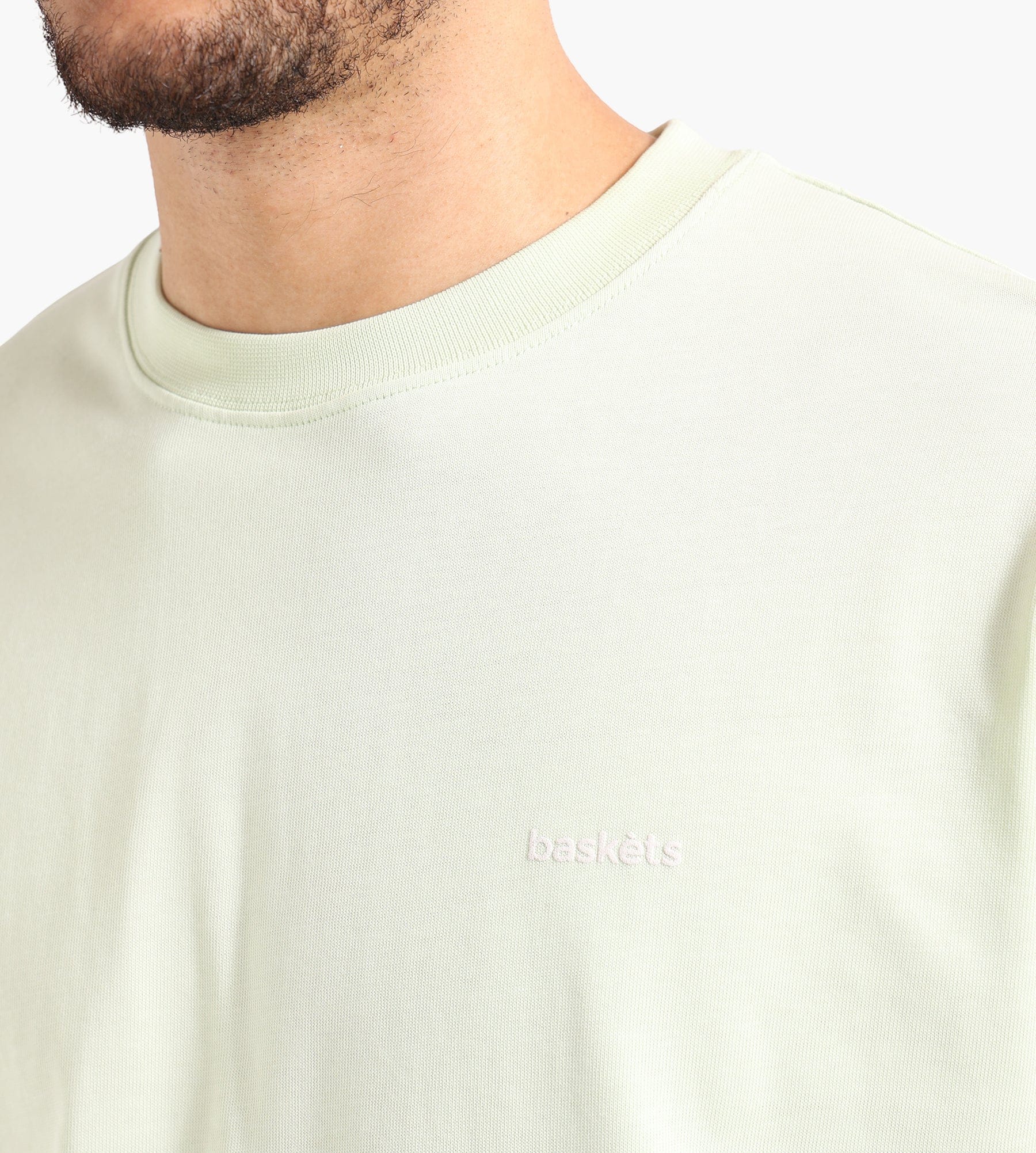 Baskèts Modern Essential T-Shirt Tea Green