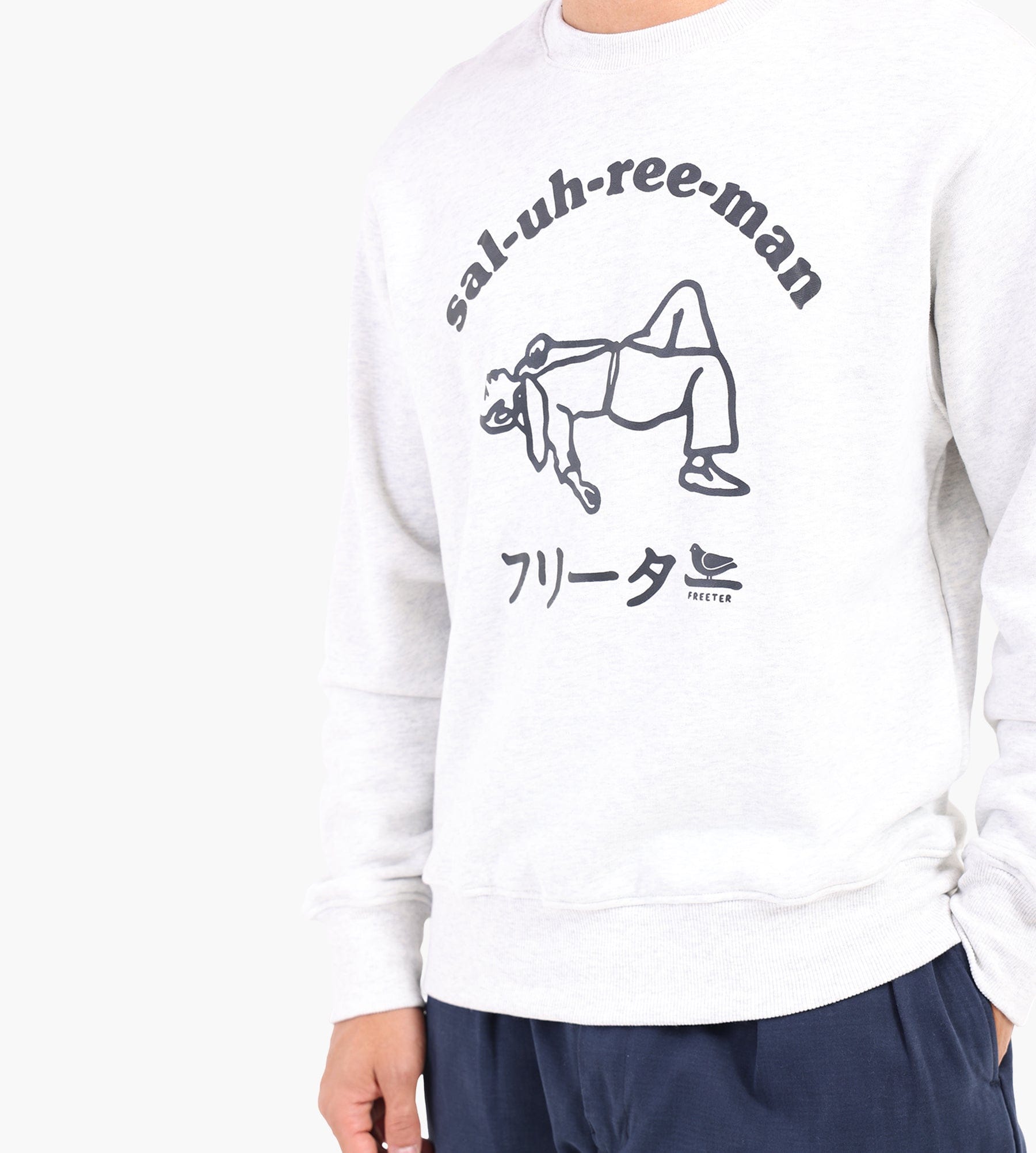 Freeter Saluhreeman Crewneck Grey