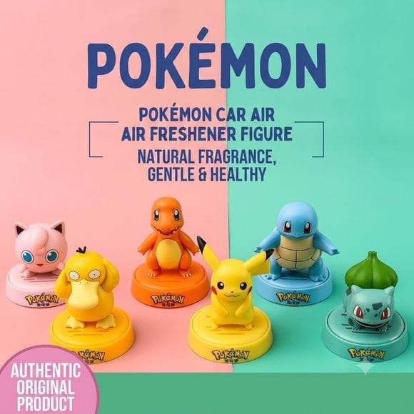 Langbowang Pokemon Car Air Freshener Figure - Bulbasaur