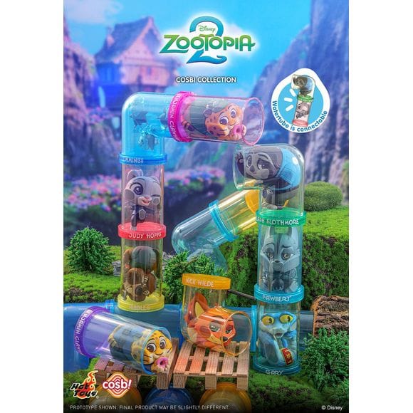 Hot Toys Cosbi Collection Zootopia 2 Water Tube Series Figure Blind Box