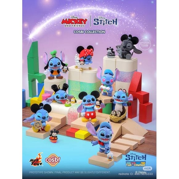 Hot Toys Cosbi Fan - Cination Mickey & Friends x Stitch Figure Blind Box
