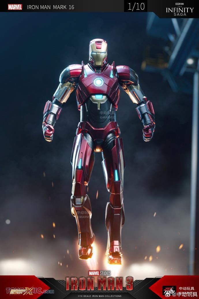 ZD Toys Iron Man Mark 16 (Nightclub) Action Figure