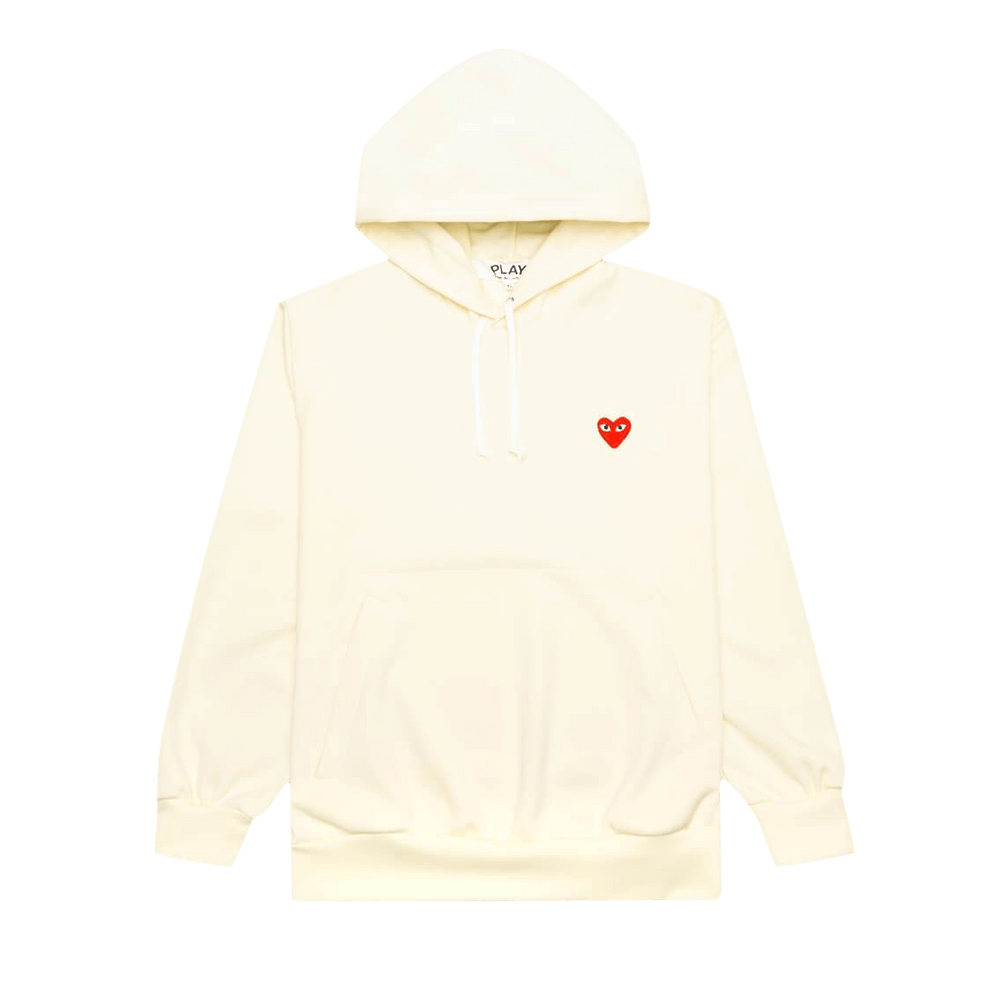 Comme des Garçons PLAY Zip Up Off-White