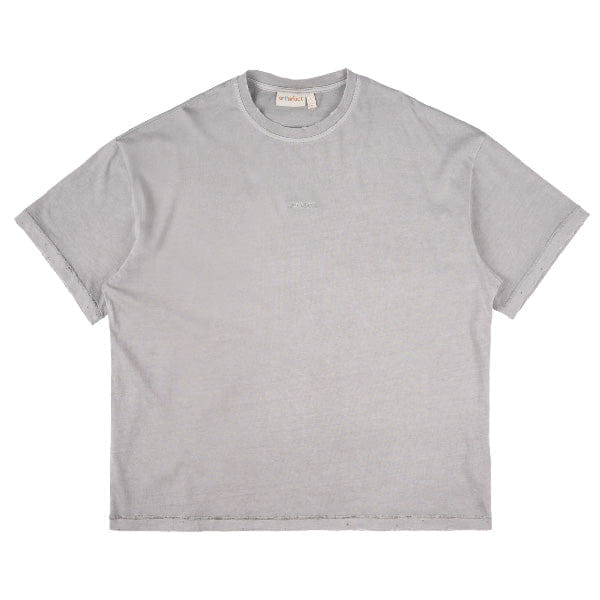 Arthefact Raung Graphique Deepa T - Shirt - Light Grey Pigment Dyed