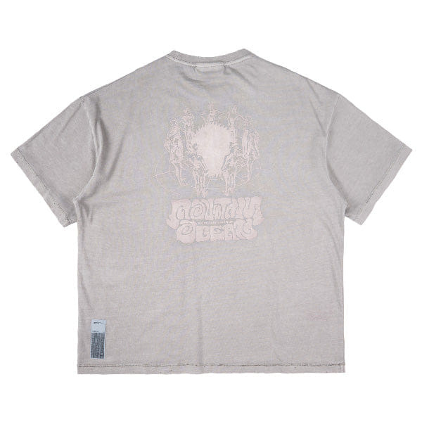 Arthefact Raung Graphique Deepa T - Shirt - Light Grey Pigment Dyed