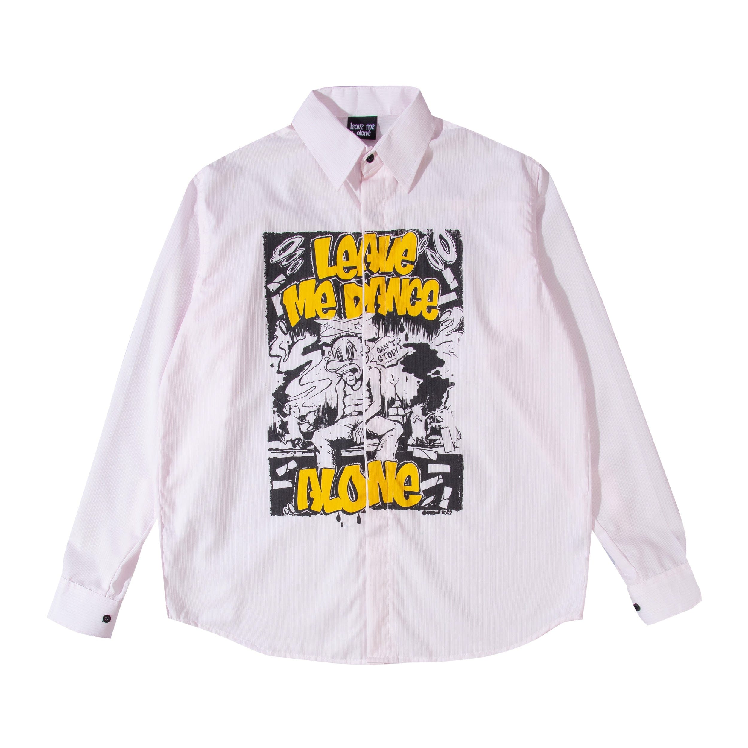 Leave Me Alone Leave Me Dance Shirt - Soft Pink