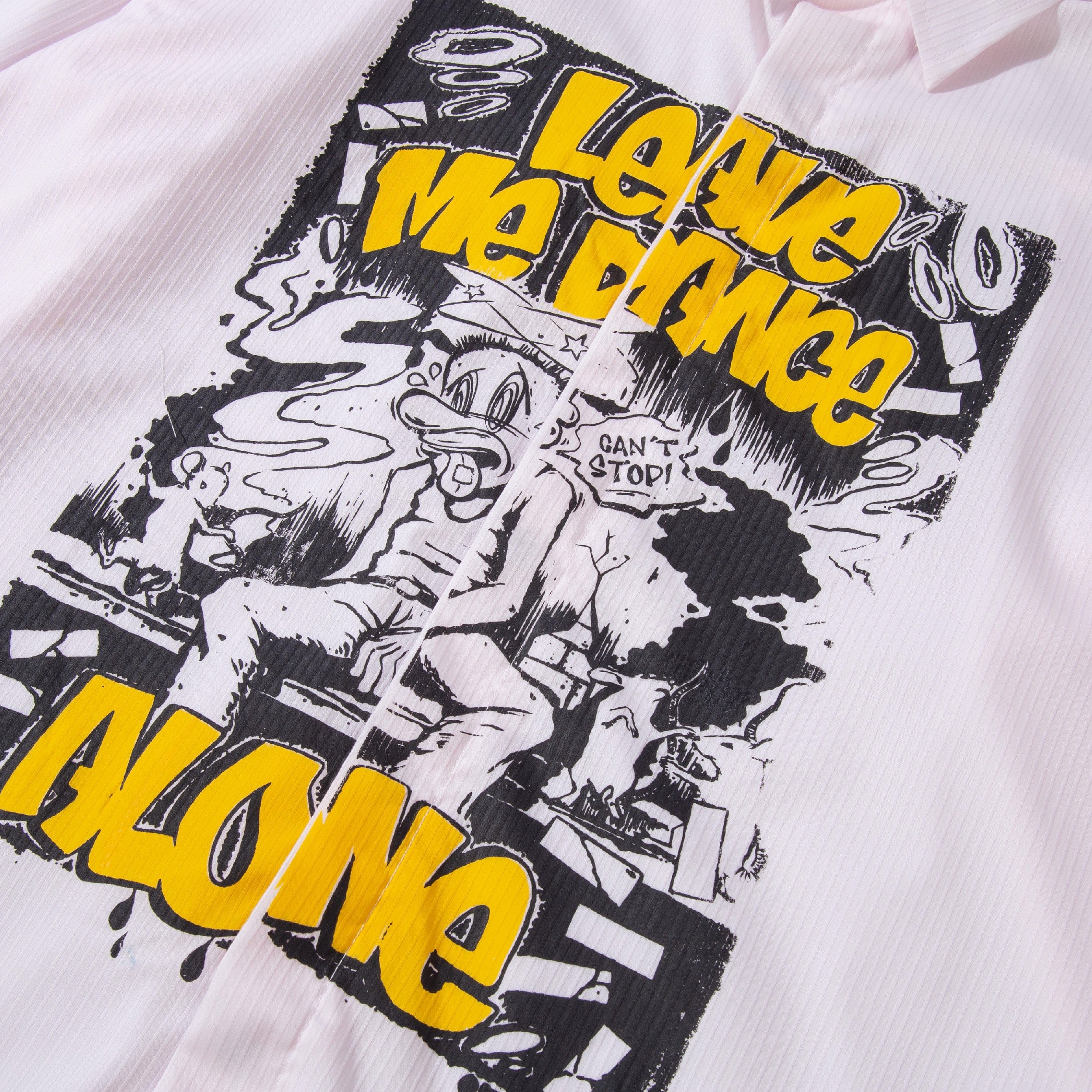 Leave Me Alone Leave Me Dance Shirt - Soft Pink