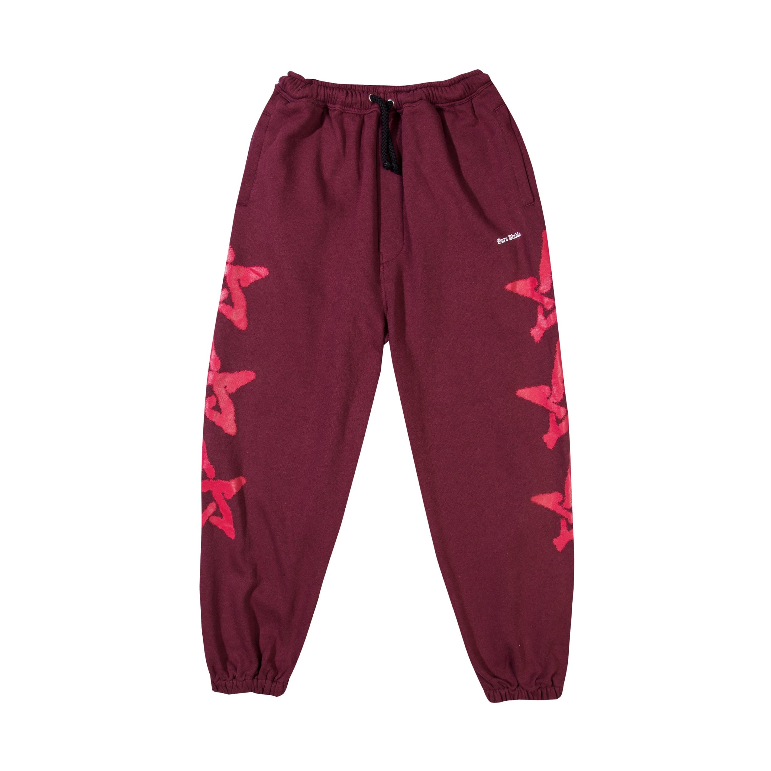 Buru Studio Star Symbol Sweatpants - Red