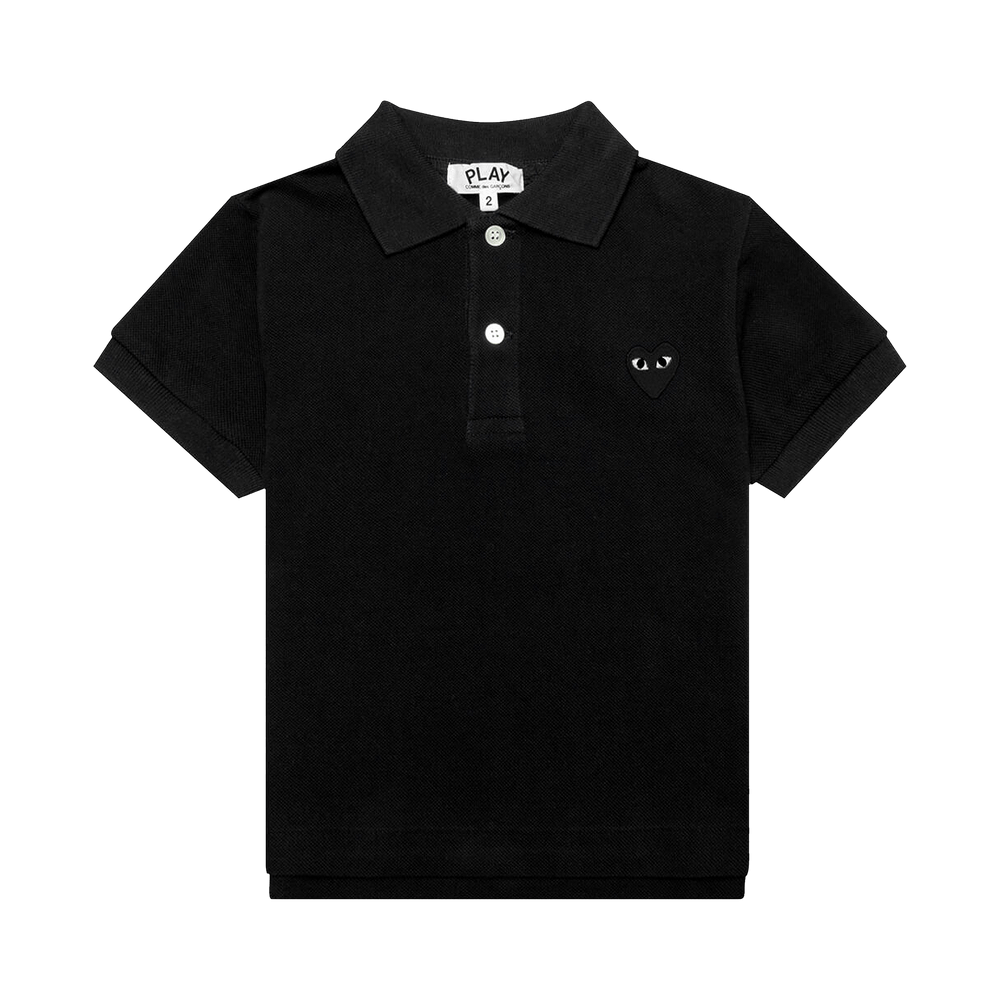 Comme des Garçons PLAY Emblem Polo Shirt Black