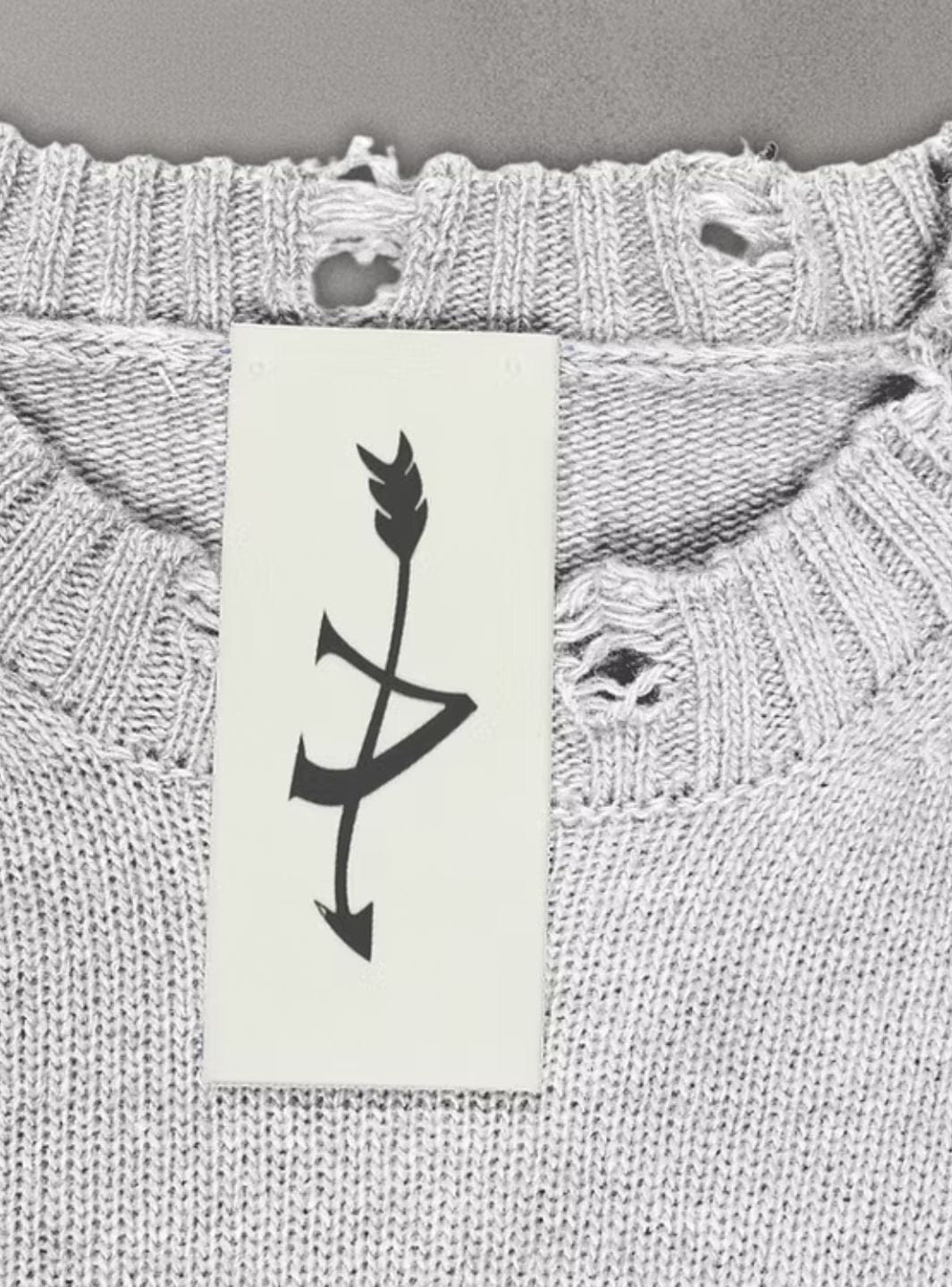 Appreciate Granny's Sweater Ash Grey