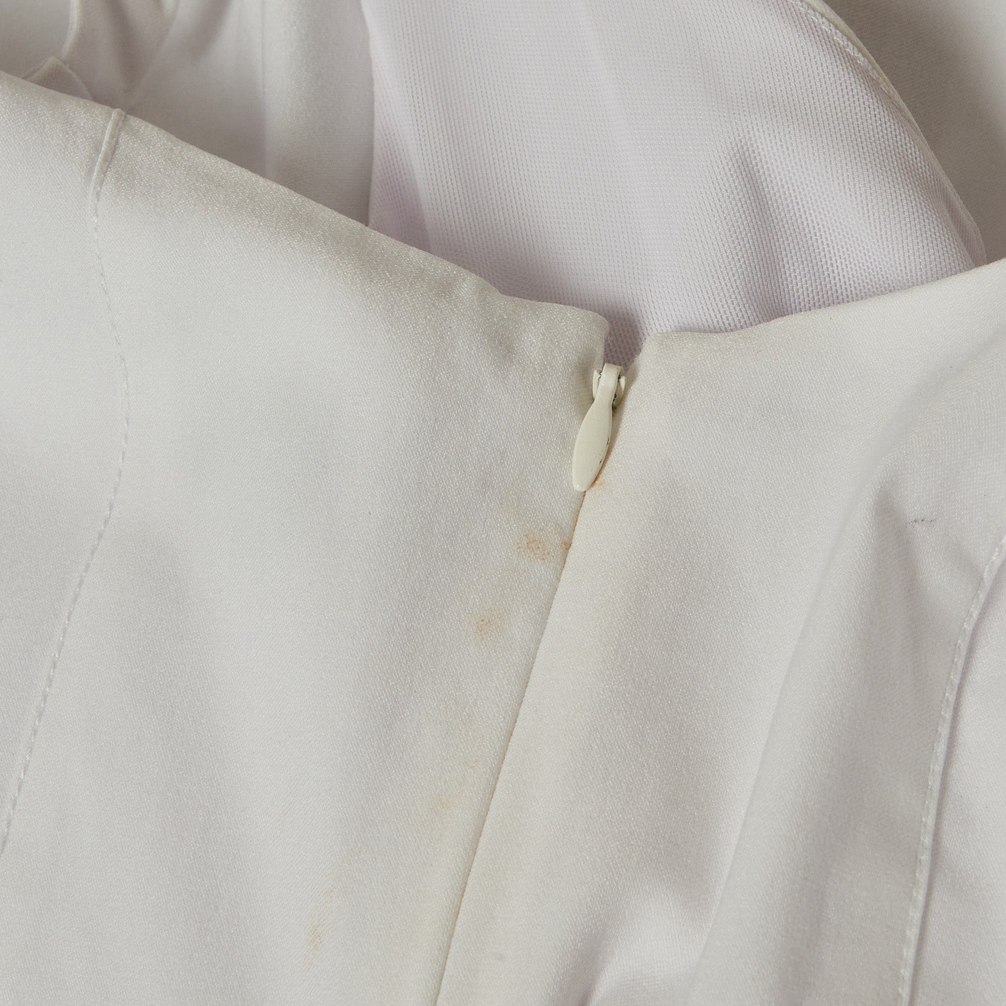 WHITE* Nbd White Stretch Crepe Corset Mini Dress