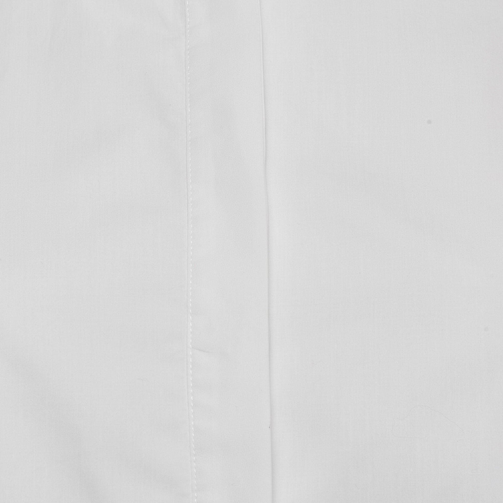 White Cotton Long Sleeve Shirt