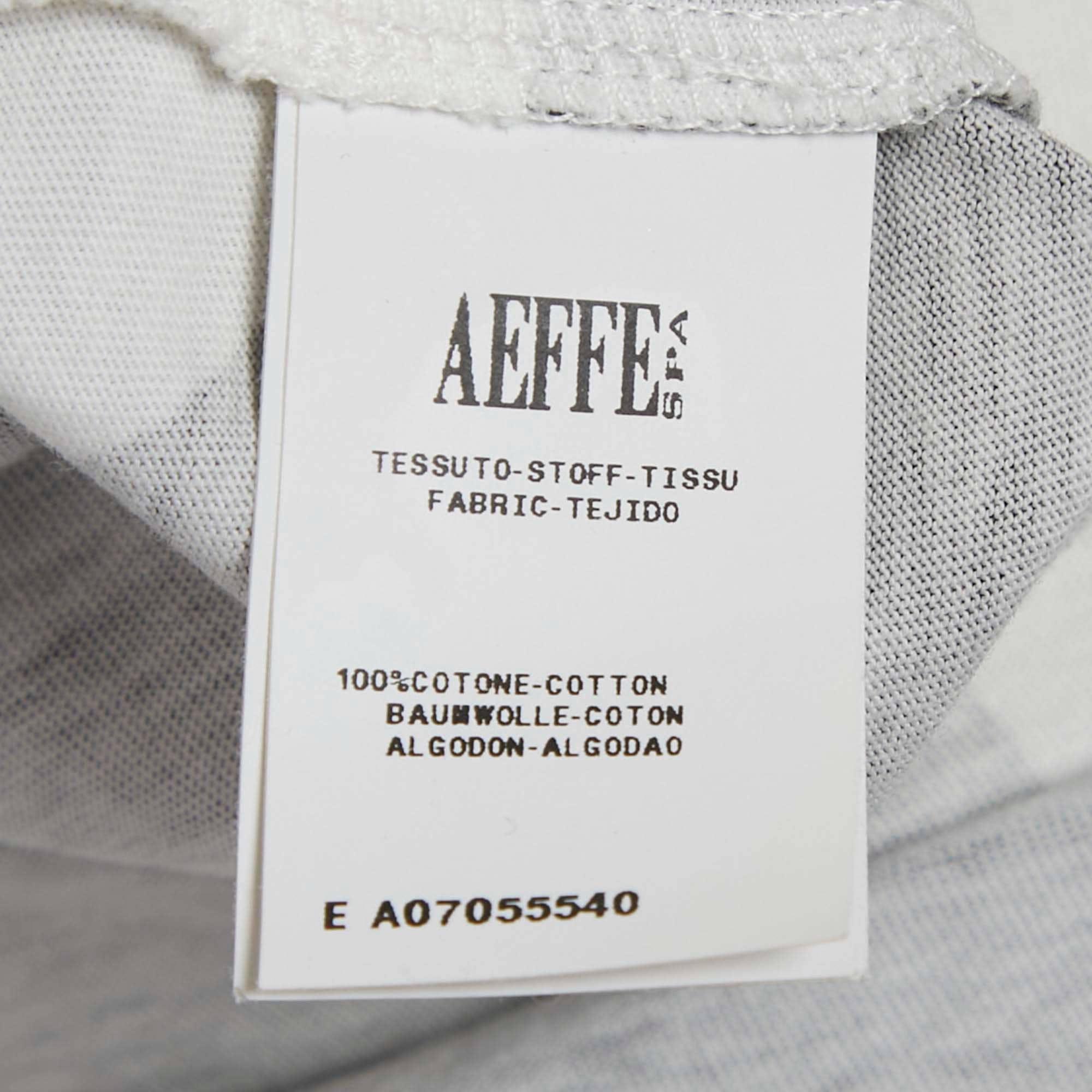 Couture Black / White All Over Logo Print Cotton T - Shirt