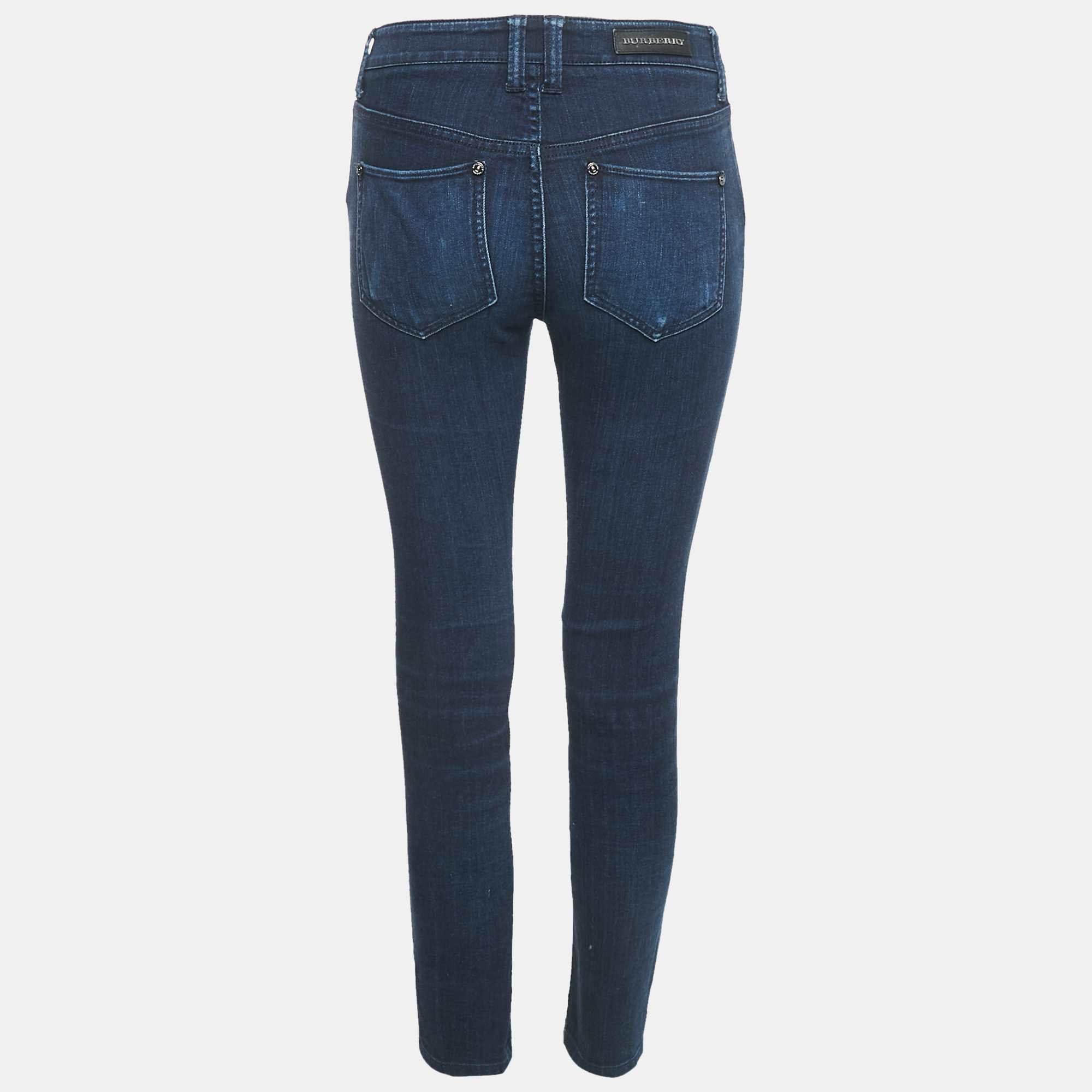 Blue London Blue Denim Jeans S Waist 26"