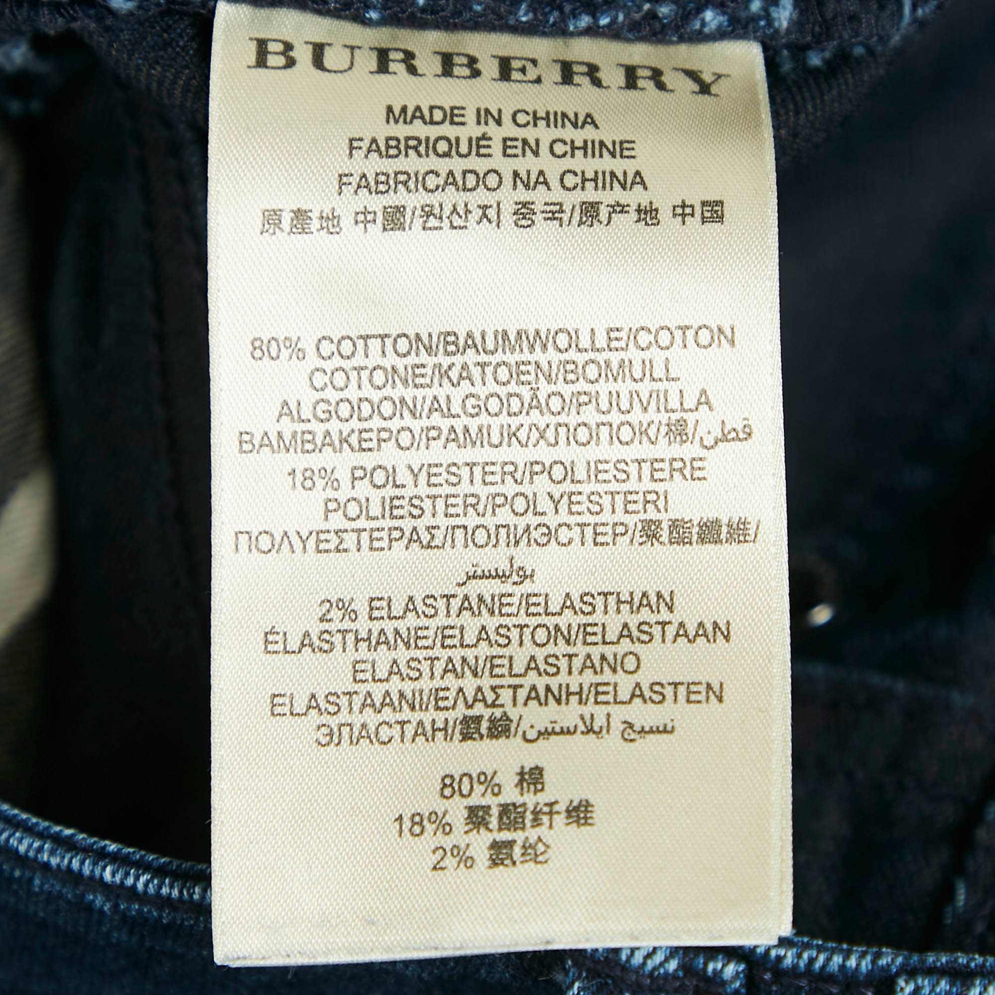 Blue London Blue Denim Jeans S Waist 26"