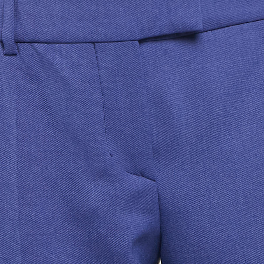 M Missoni Purple Gabardine Straight Leg Trousers