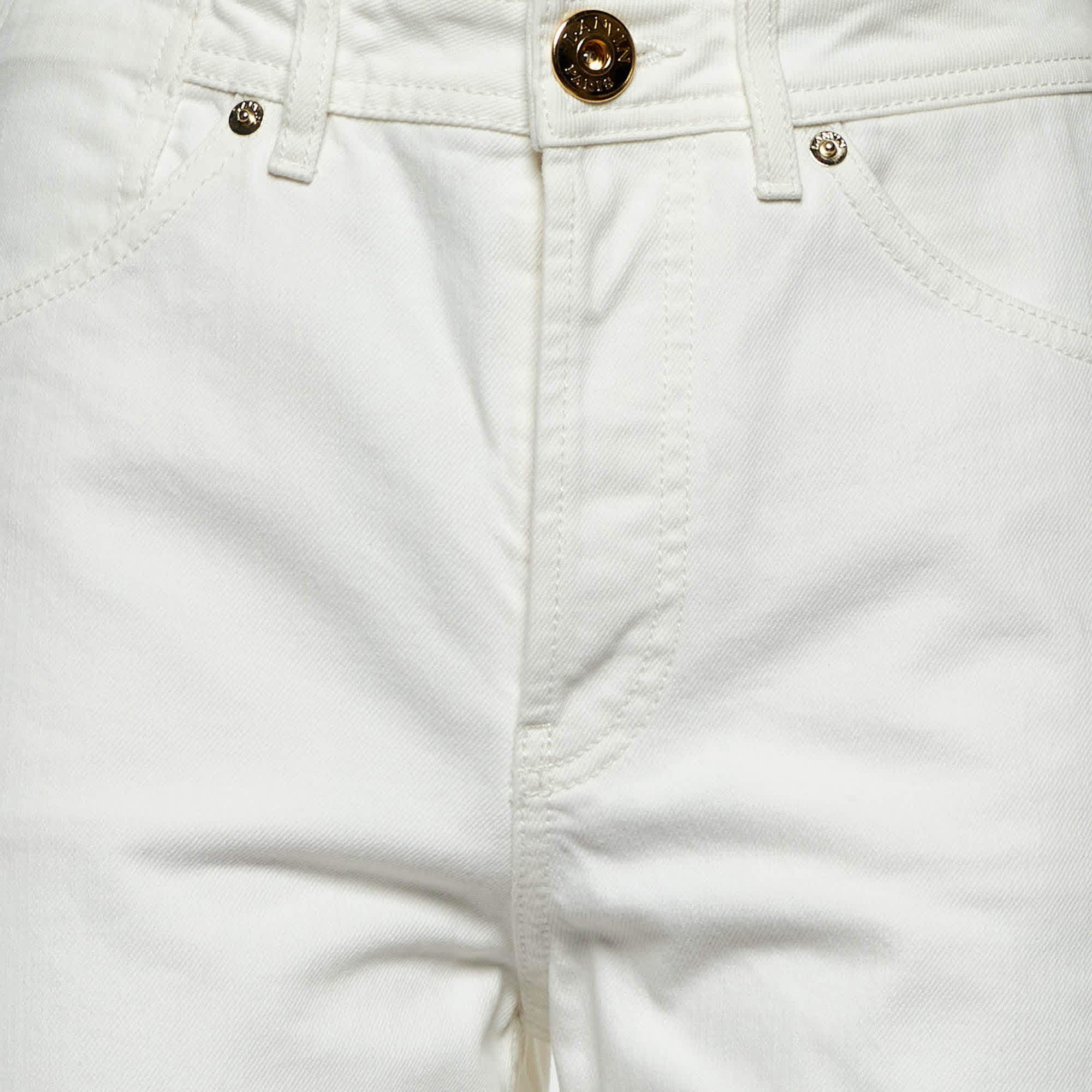 White Denim Jeans M Waist 28"