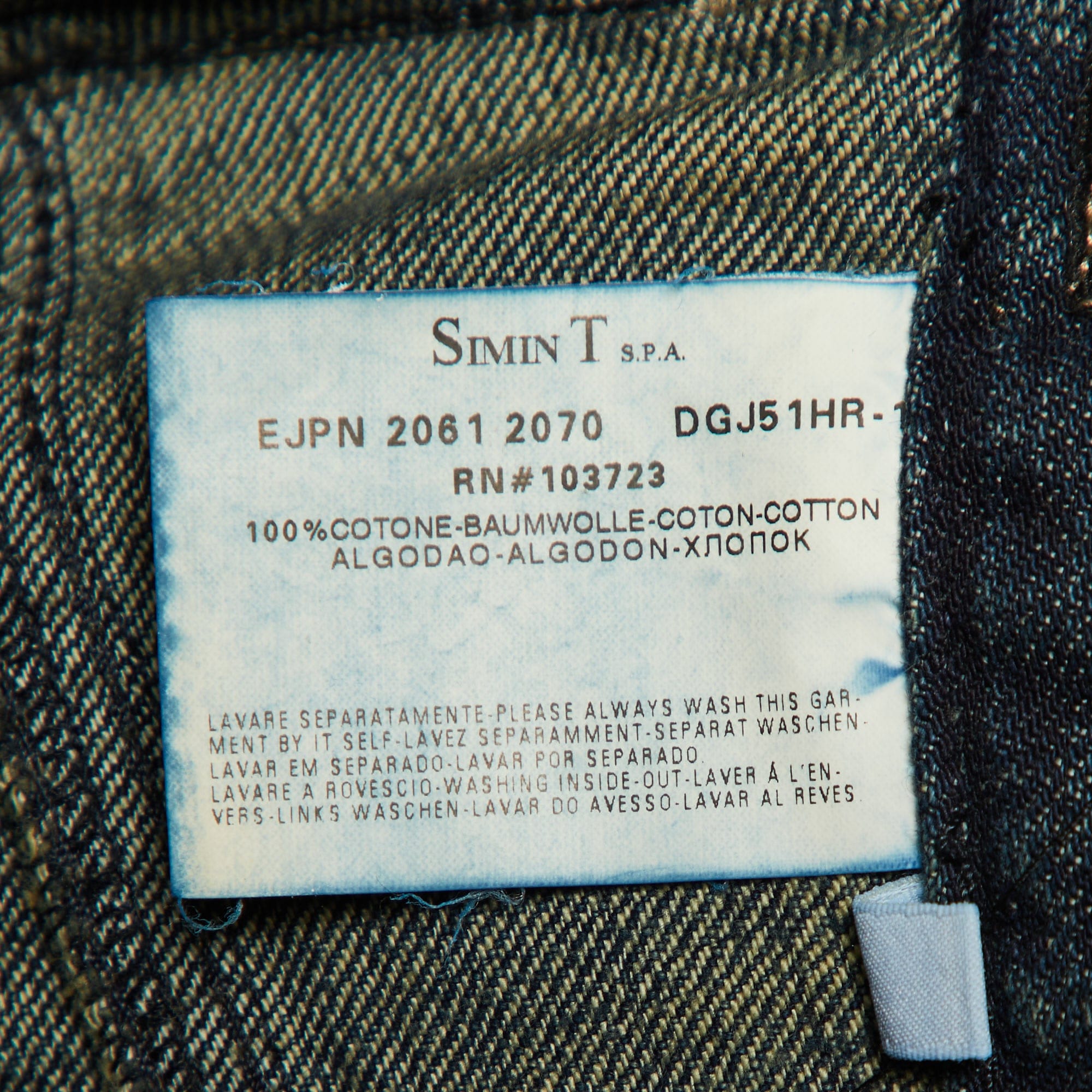 Blue Washed Denim Jeans L Waist 31"