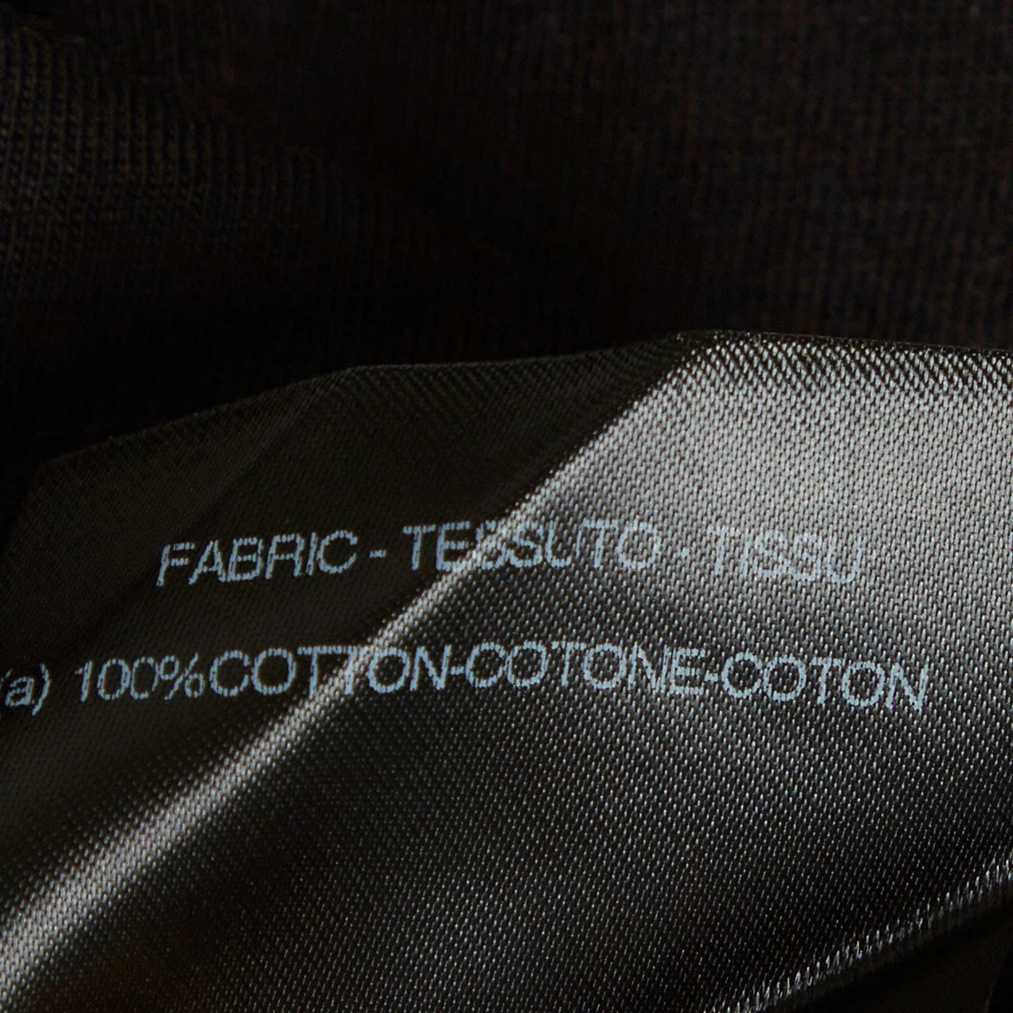 Alessandra Rich Black Cotton Logo Embellished Structured T - Shirt