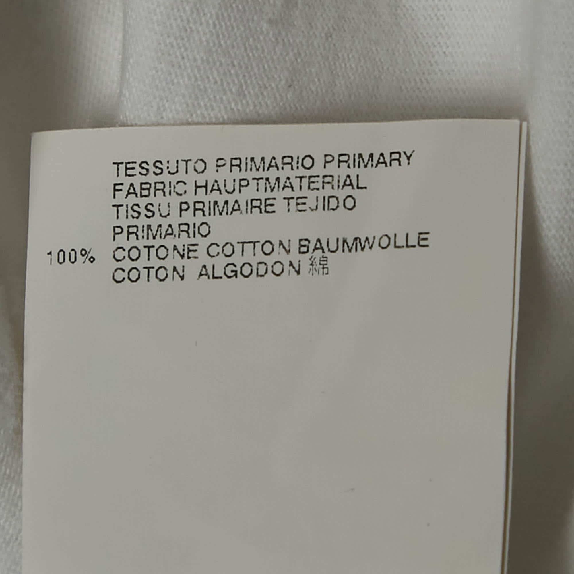White Jersey Crewneck T - Shirt Xl