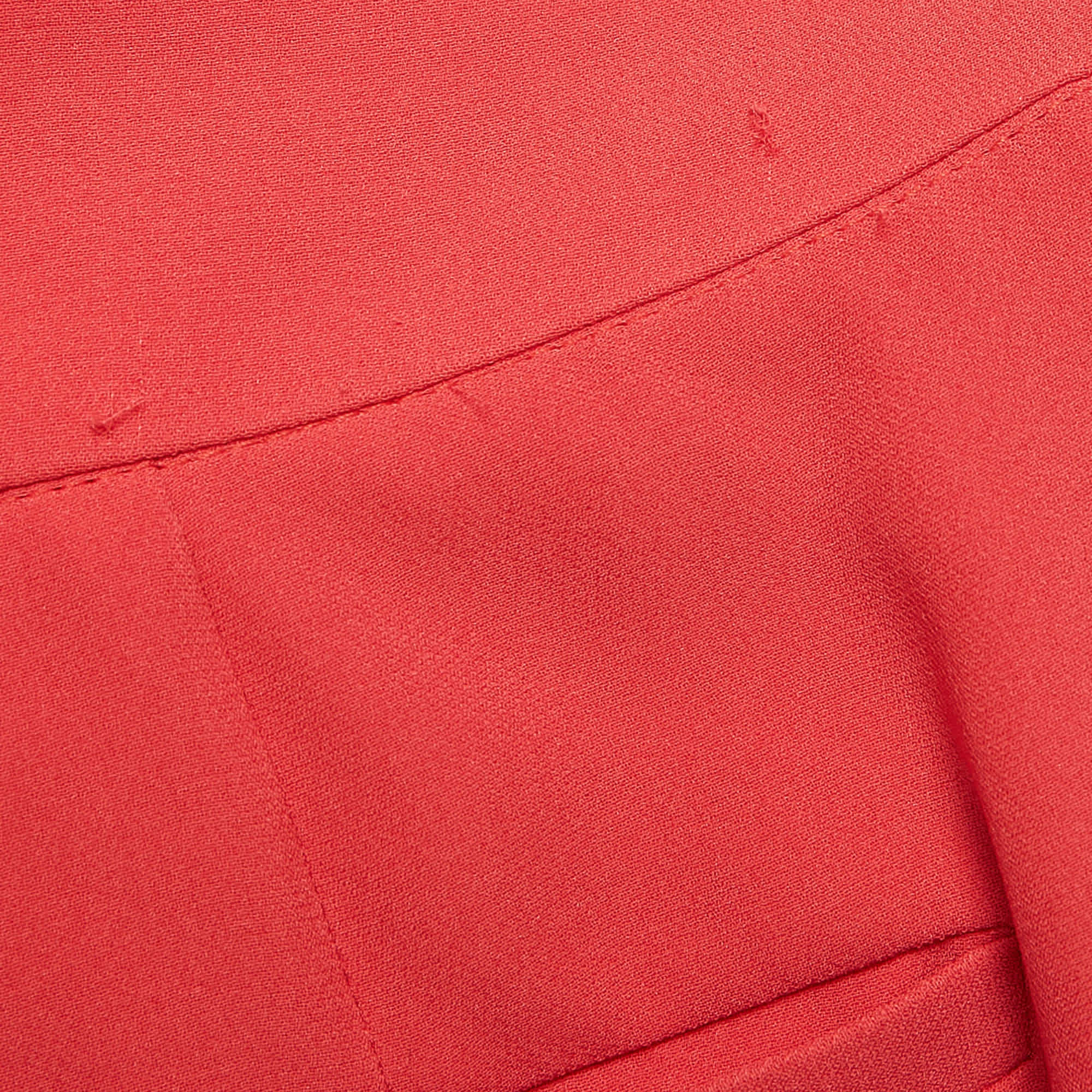 SILK Pink Silk Pleated Trousers